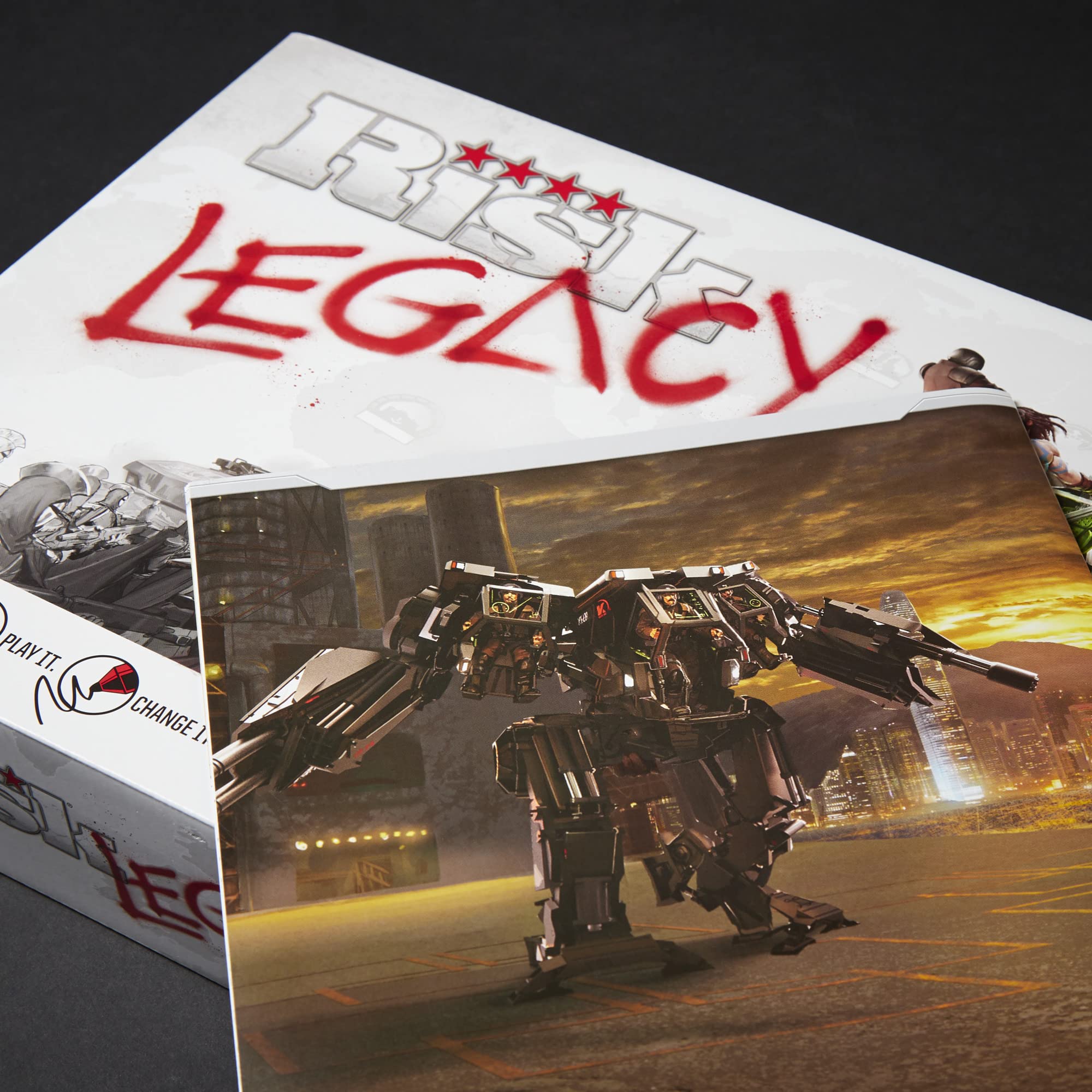 Hasbro Gaming Risk Legacy Strategy Tabletop Game | Immersive Narrative Board Game for Teens & Adults | 3-5 Players | Ages 13+ | Perfect for Game Nights & Strategy Enthusiasts