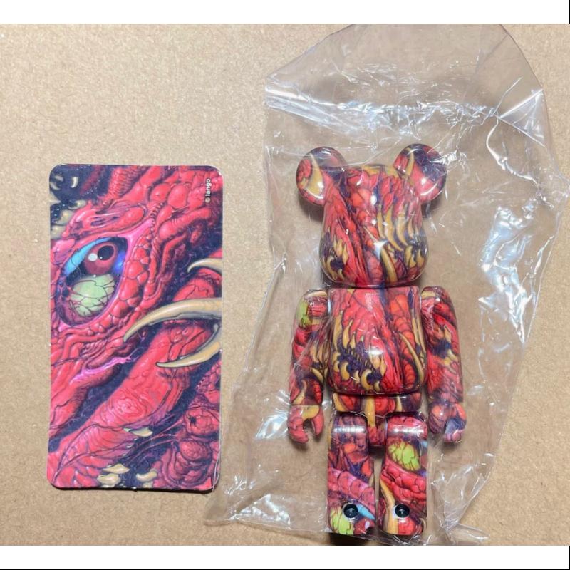 Bearbrick Series 43 SUPER Secret Lango 100% Collectible Vinyl Art Toy - Limited Edition Japanese Designer Figure for Display & Gift Giving - Perfect for Anime Fans, Collectors and Home Decor