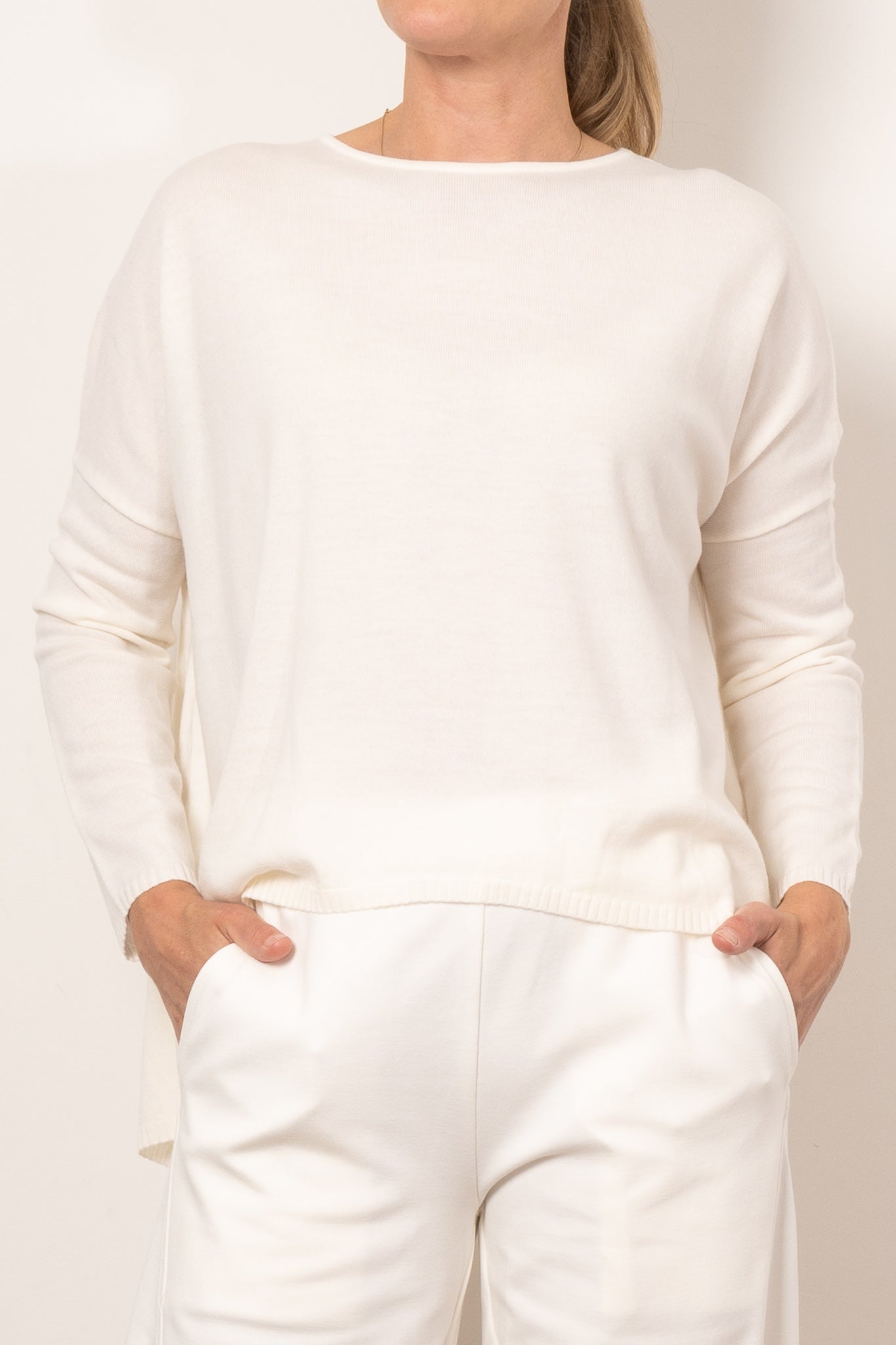 Mela Purdie Arc Sweater - Women's Double Fine Merino Wool Knit Pullover for Fall & Winter | Cozy Casual Wear, Office Outfits, and Weekend Layering