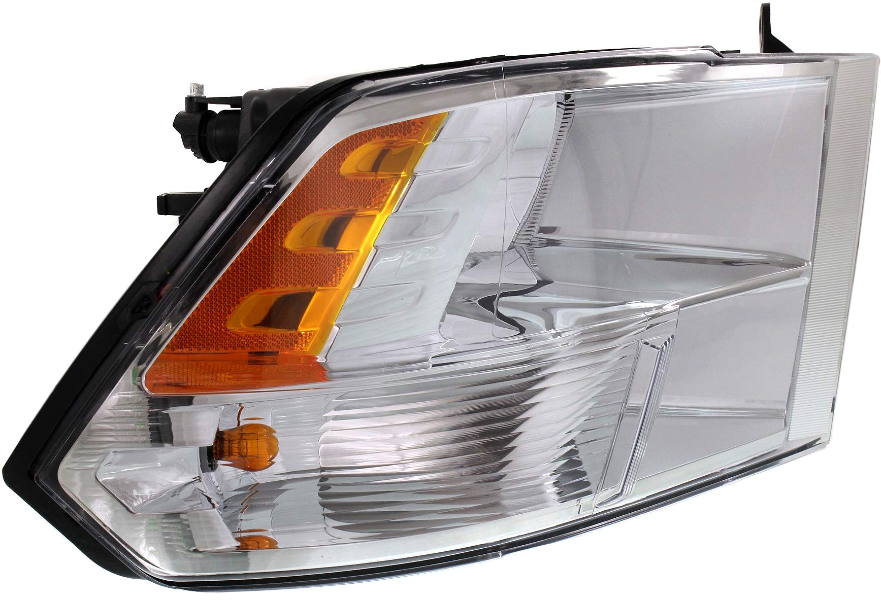 Garage-Pro Passenger Side Headlight Replacement for Ram 1500 2013-2018 & 2500 Halogen Models - Compatible with Quad Lights (No DRL) - Replaces OEM# 68096438AJ - Perfect for Night Driving & Off-Road Adventures