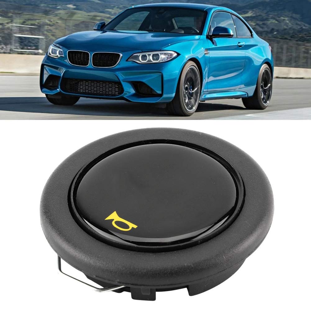 Universal Car Steering Wheel Horn Button - Speaker Cover & Modified Steering Wheel Accessory for Enhanced Sound & Style - Perfect for Car Enthusiasts & Custom Builds