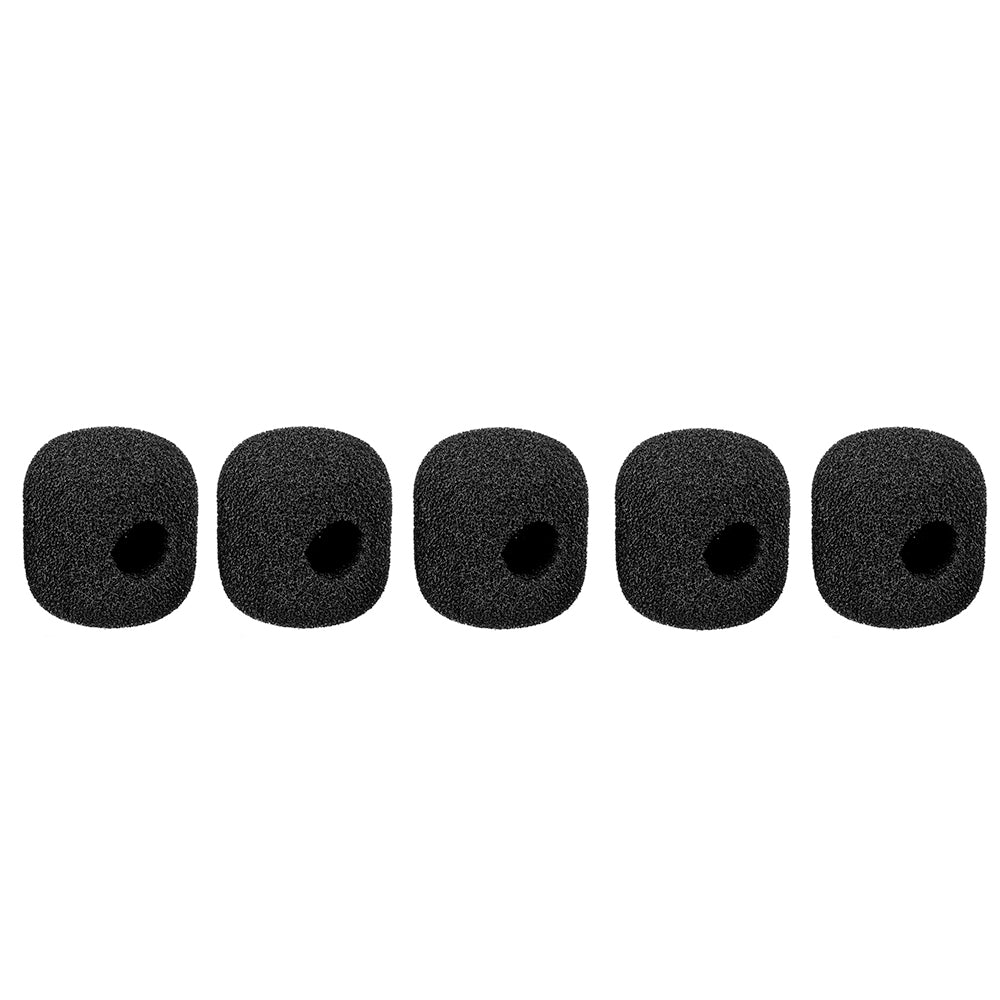 Shure SM31 & PGA31 Microphone Windscreens - 5 Pack Black Foam Covers for Vocal Recording, Podcasting & Live Performances