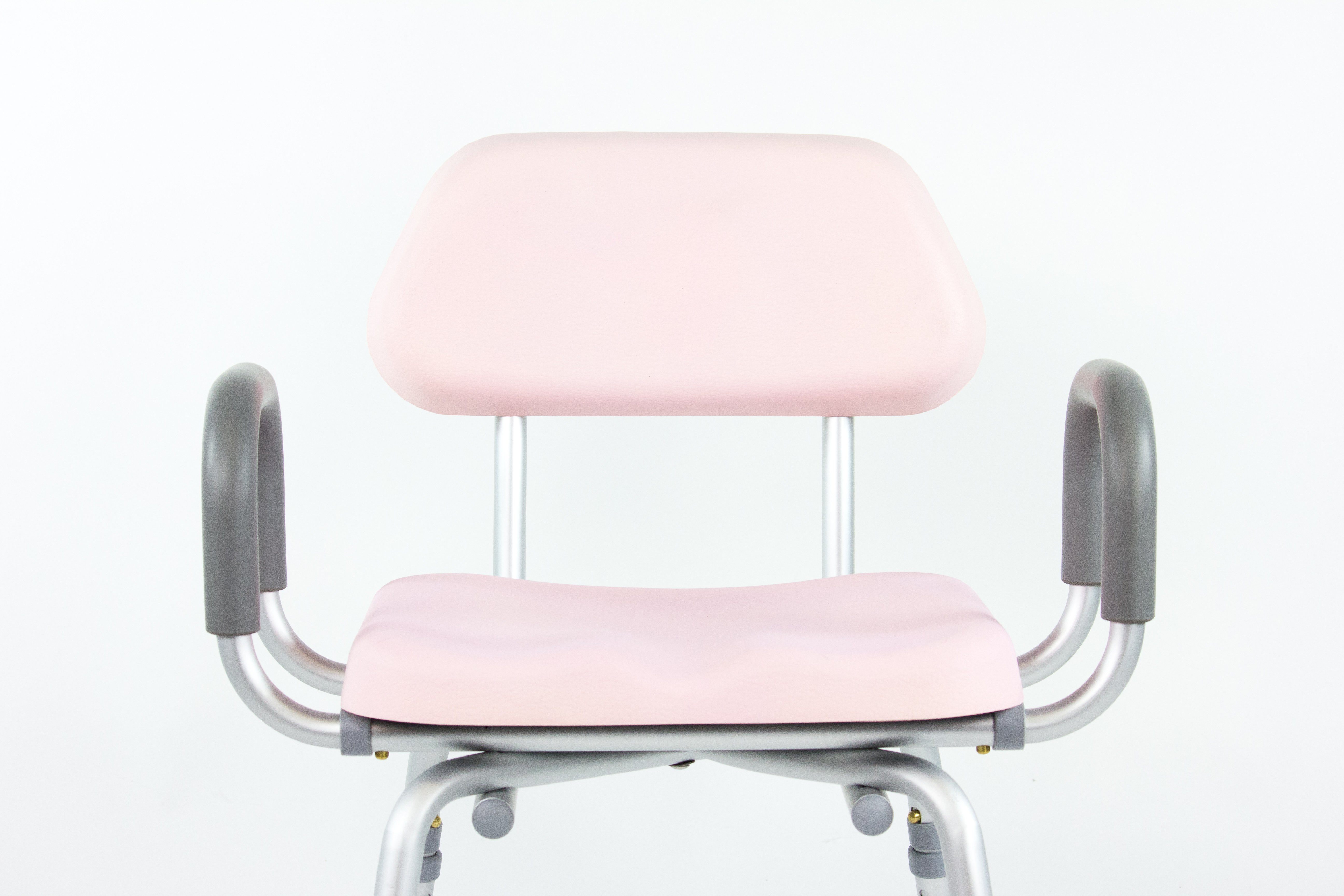ComfortAble™ Deluxe Padded Bath Shower Chair with Armrests - Non-Slip & Adjustable Height for Elderly & Disabled Safety in Bathroom