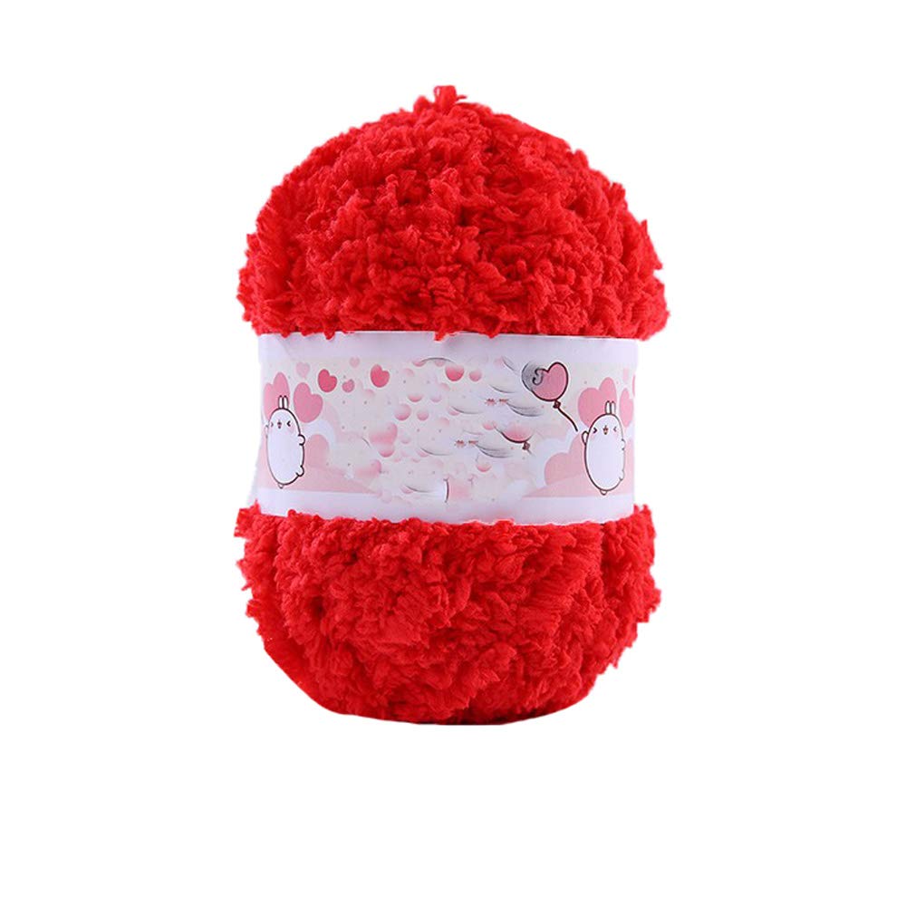 1.1lbs Pipsqueak Yarn - Super Soft Coral Fleece Crochet & Knitting Yarn for DIY Blankets, Sweaters, Hats - Fluffy Fuzzy Fancy Yarn for Cozy Winter Crafts & Home Decor Projects