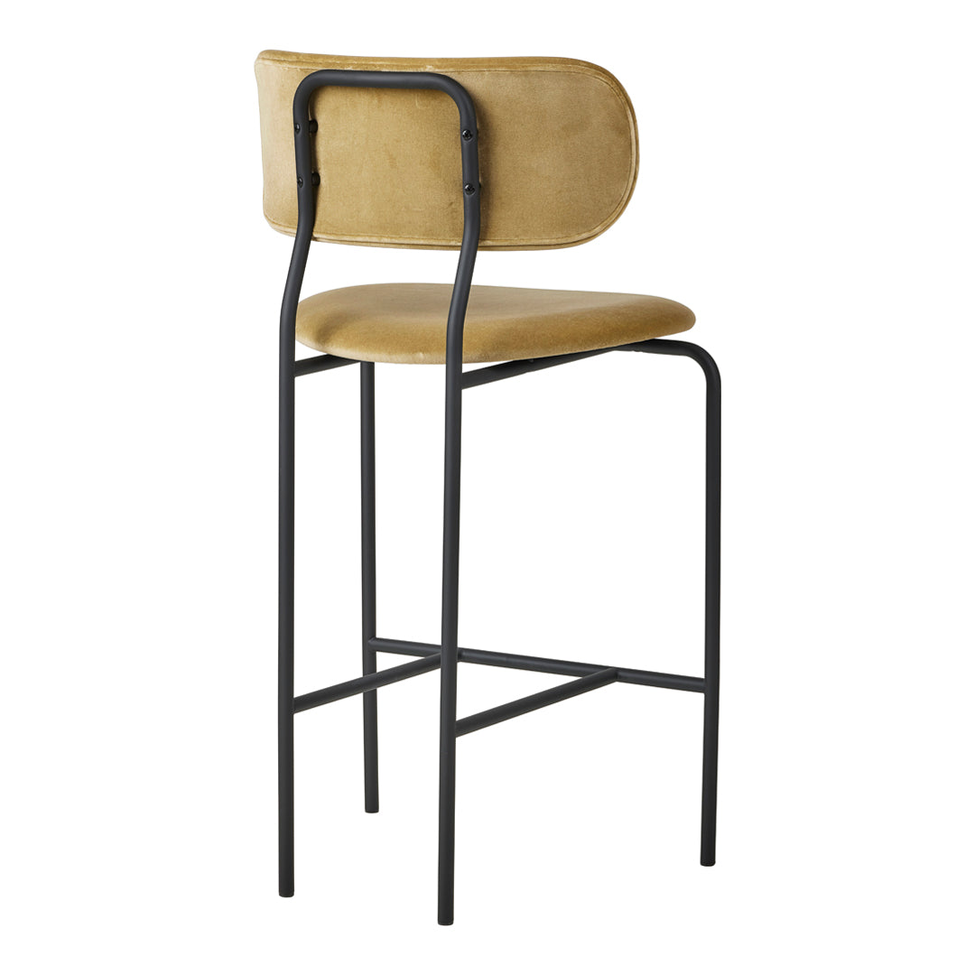 Sturdy Coco Counter Chair - Adjustable Height Bar Stool with Backrest for Kitchen Island, Breakfast Nook & Home Decor