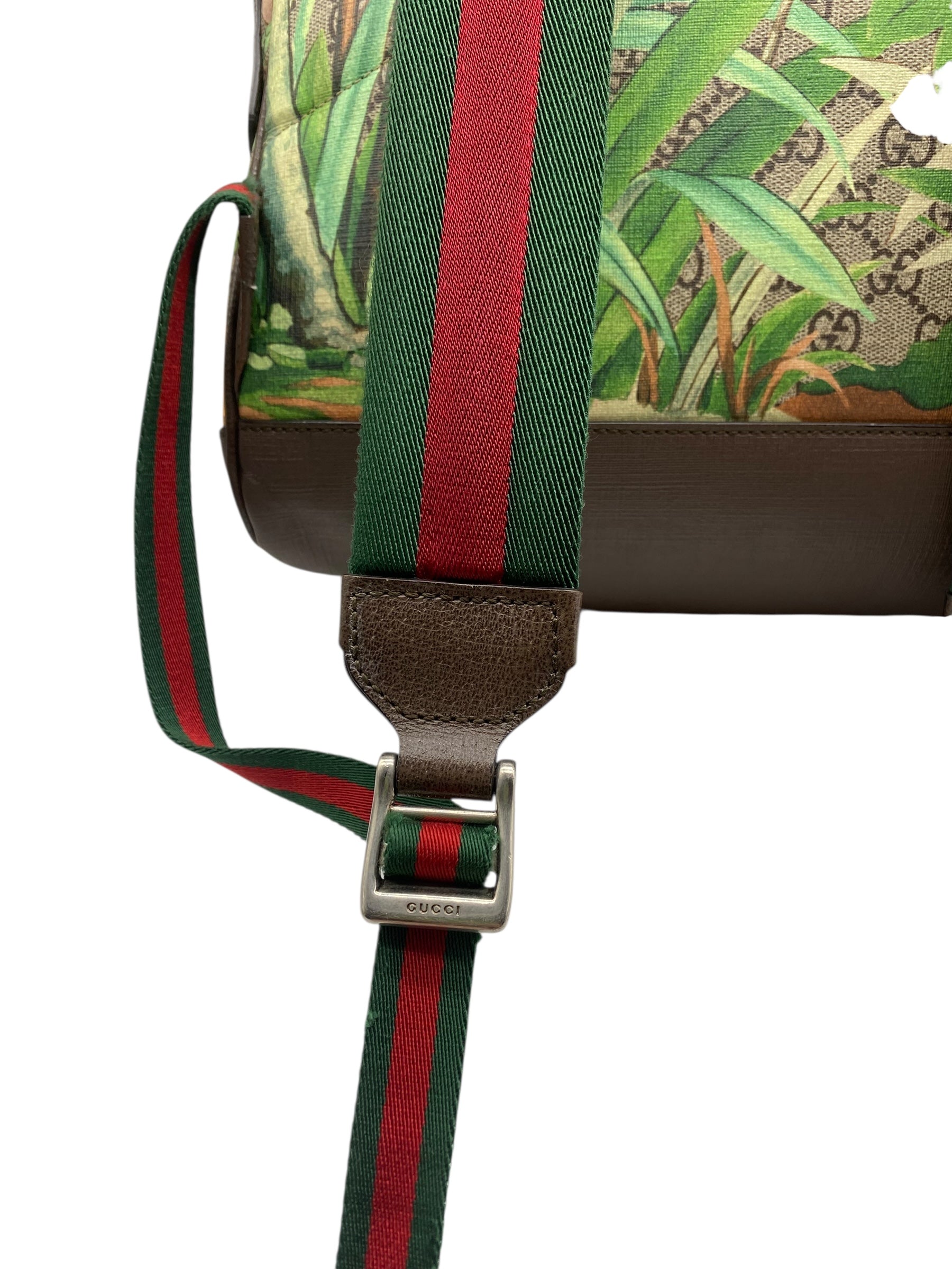 Gucci Tian GG Supreme Backpack for Women & Men - Luxury Designer Backpack with Monogram Pattern - Perfect for Travel, Work & School