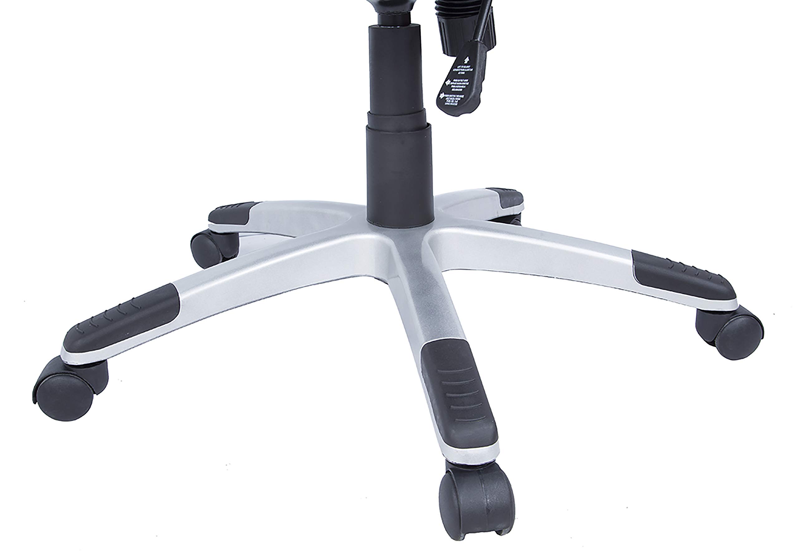 4127-CCH Ergonomic Computer Chair with Adjustable Height - Black & White Office Chair for Home & Gaming - Perfect for Work, Study, and Long Hours Sitting