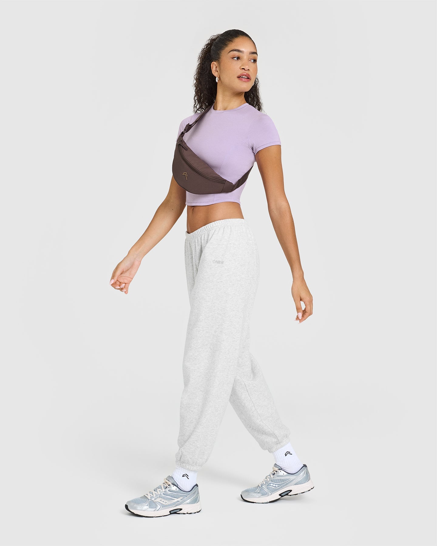 Mellow™ Soft Mid Short Sleeve T-Shirt for Women - Comfortable Wisteria Purple Cotton Tee | Casual Wear, Lounge, Summer Outfits