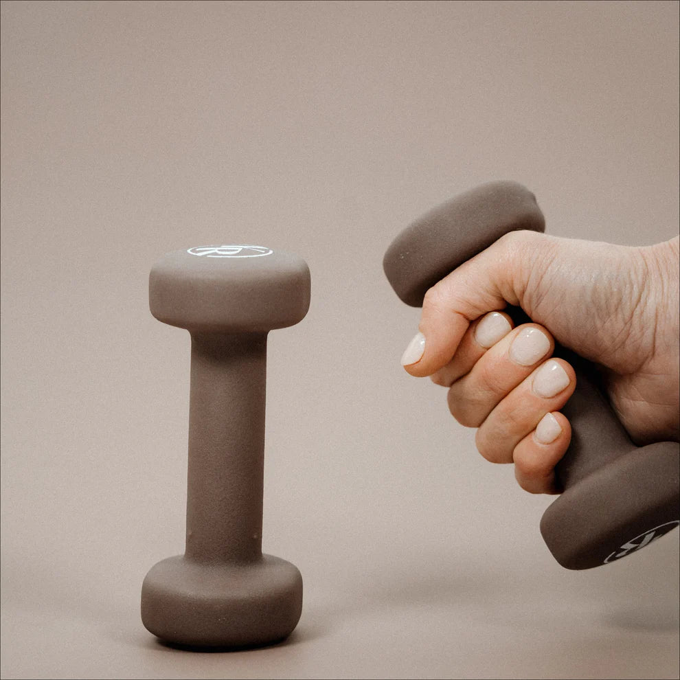 Pilates Dumbbell Hand Weights Set of 2 - Lightweight Fitness Equipment for Home Workouts, Strength Training & Toning - Perfect for Pilates, Yoga & Aerobic Exercises