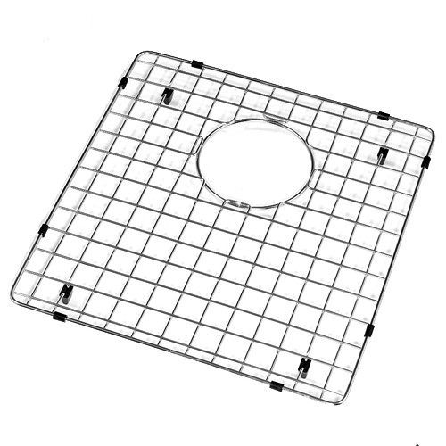 Houzer BG 4170 Wirecraft 14.5 x 15.5 Inch Stainless Steel Bottom Grid for Kitchen Sink - Perfect for Dish Drying, Organizing Utensils & Enhancing Drainage