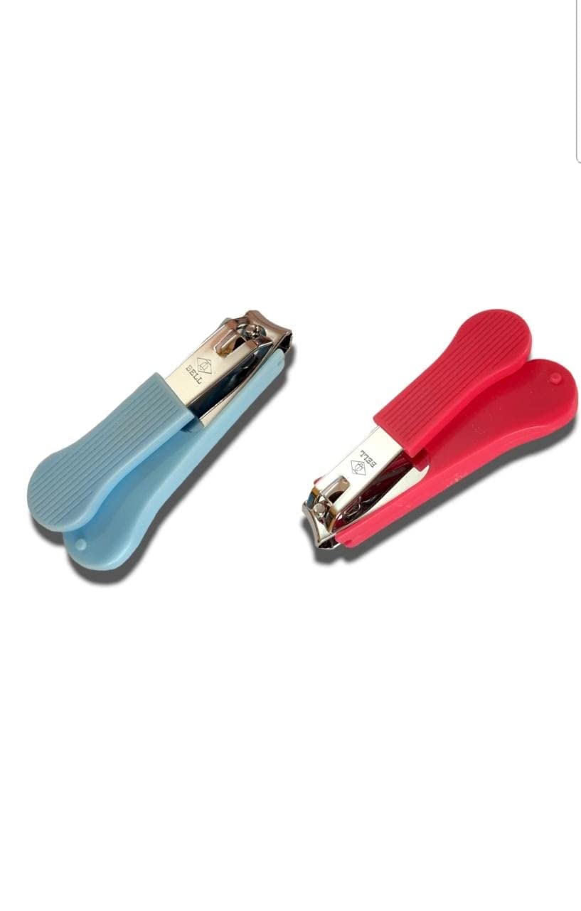 Premium Nail Cutter & Clipper Set - 2 Pack Professional Stainless Steel Nail Trimmers for Men & Women | Perfect for Home, Travel & Salon Use