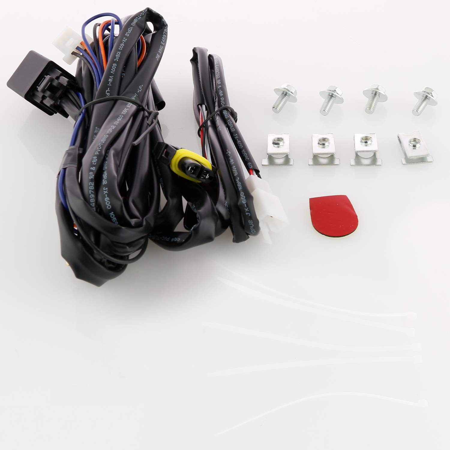 AKKON LED Fog Lights Kit for 2019-2024 RAM 1500 (Halogen Replacement) - Waterproof Driving Lamps with Switch & Bulbs - Perfect for Off-Roading, Night Driving & Foggy Conditions