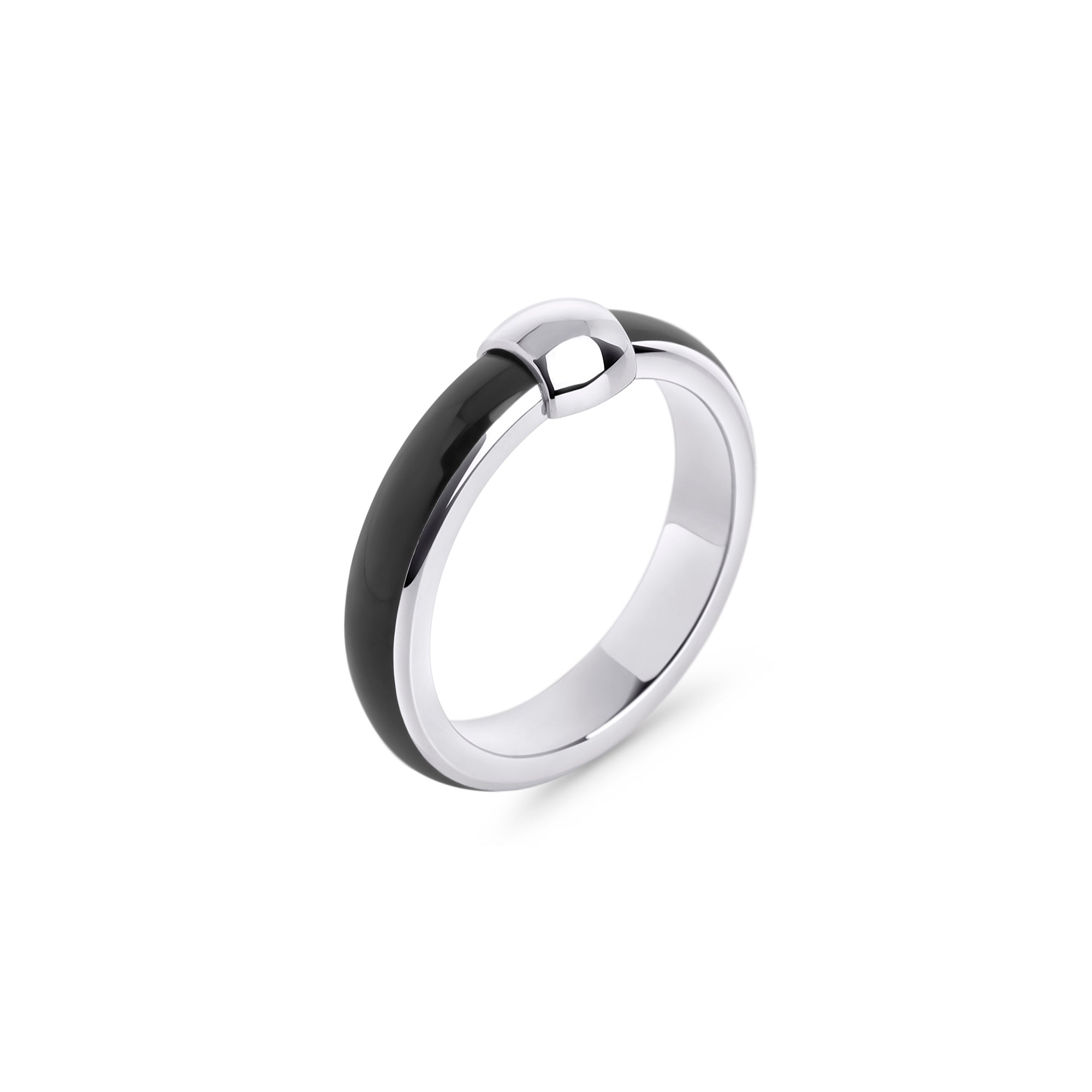 Elyan Ring - Elegant Sterling Silver Stackable Band Ring for Women, Minimalist Dainty Jewelry Gift for Her - Perfect for Everyday Wear, Anniversaries & Special Occasions
