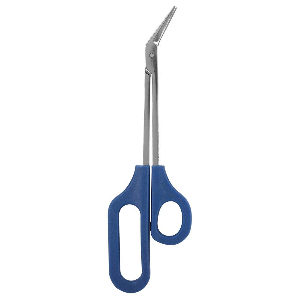 Stainless Steel Toenail Scissors with Long Handle & Easy Grip - Large Loop Design for Seniors & Thick Nails - Perfect for Pedicures, Foot Care & Manicures at Home