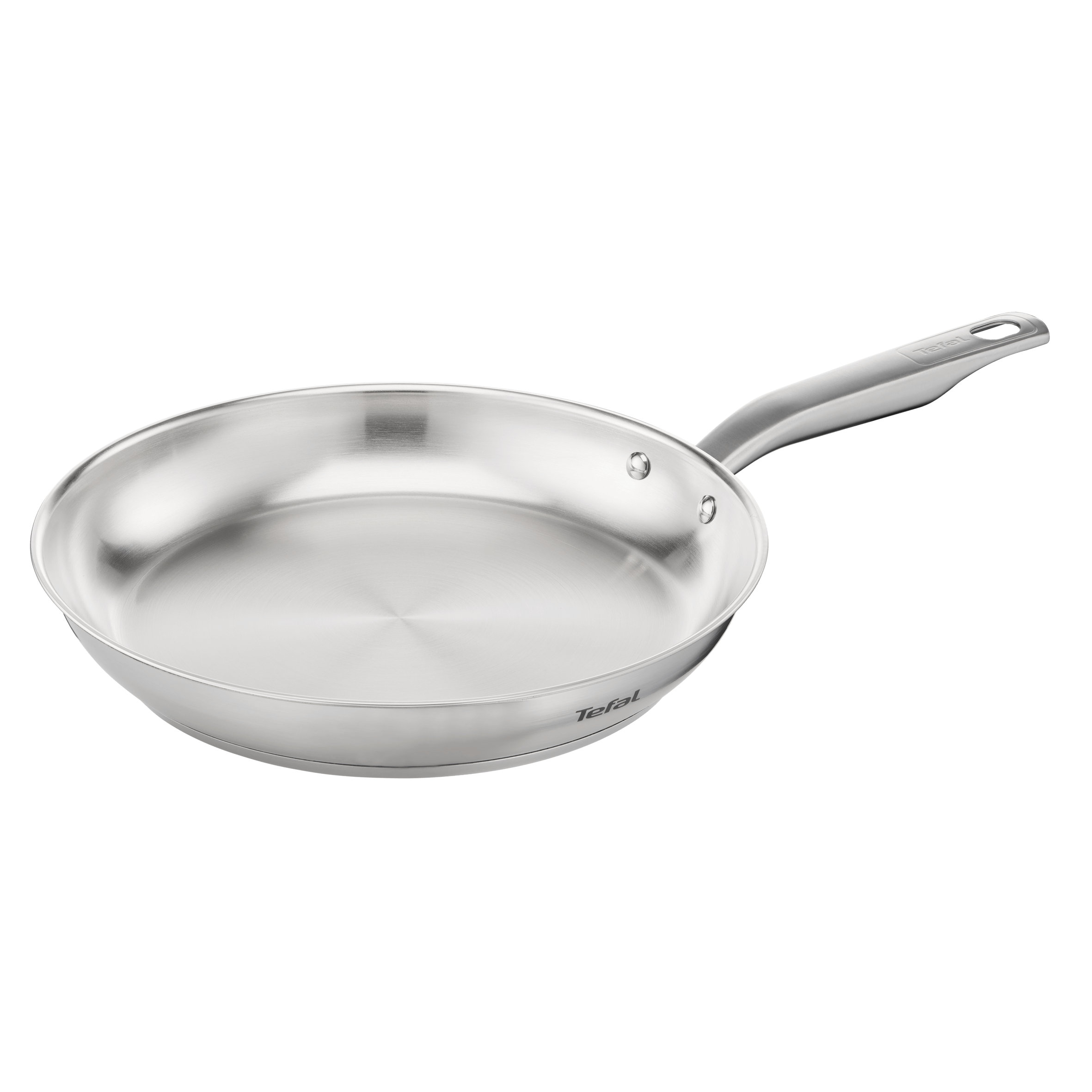 Tefal Virtuoso Induction Stainless Steel Uncoated Frypan 28cm - Professional Cookware for Gas & Induction Stoves - Perfect for Searing, Frying & Sauteing at Home or Restaurant
