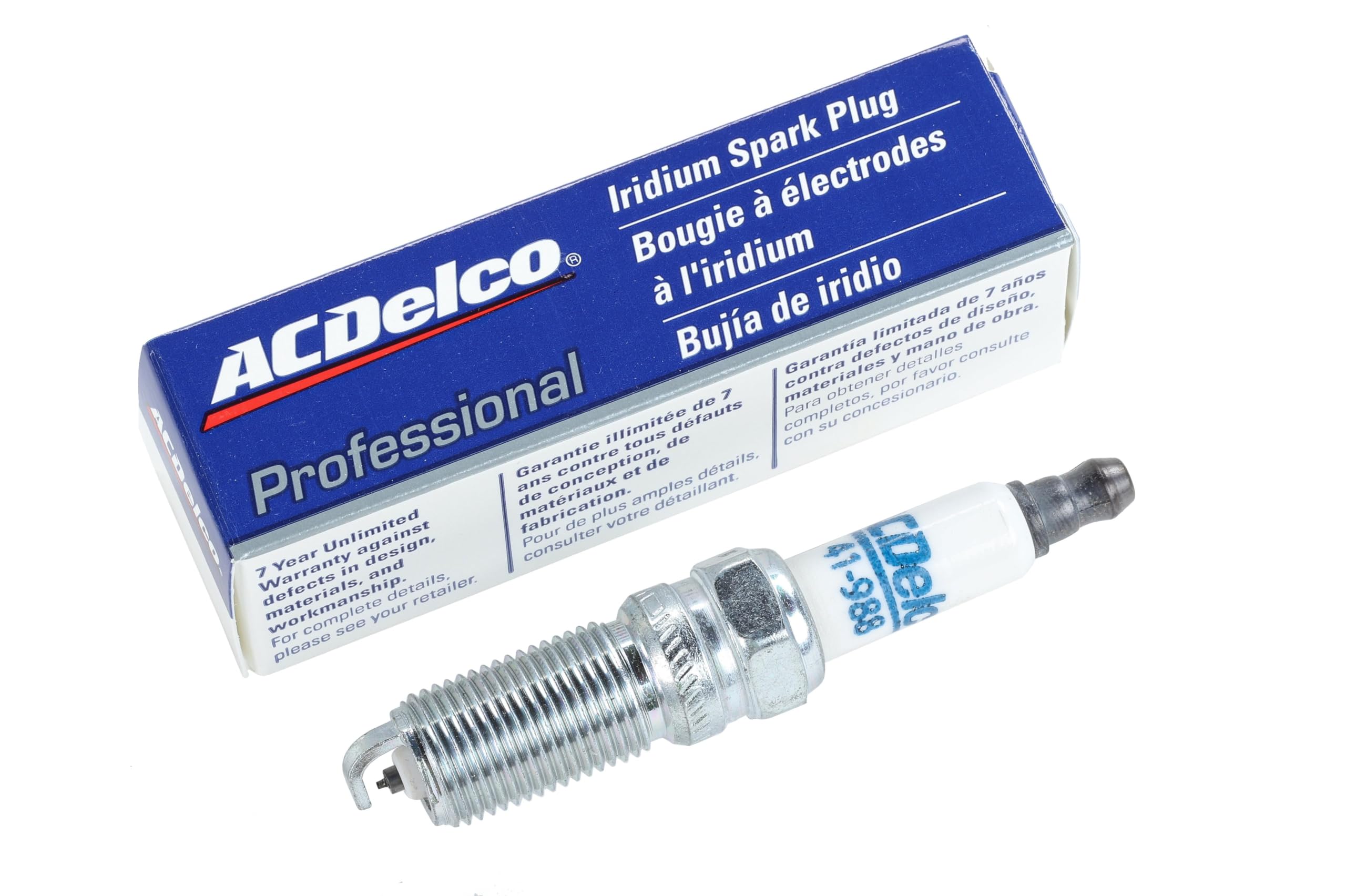 ACDelco GM Original Equipment 41-988 Iridium Spark Plug - Single Pack | High Performance Spark Plug for GM Vehicles | Perfect for Chevy, GMC, Buick & Cadillac Engines | Improves Fuel Efficiency & Engine Performance