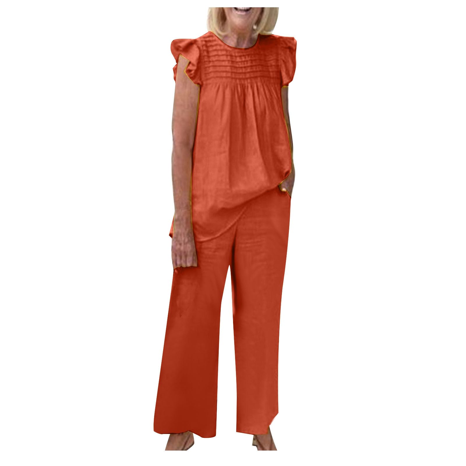 2-Piece Women's Summer Outfits - Linen Shorts & Dress Beach Vacation Sets | Casual Wear, Bridal Getaway, Tropical Holiday Outfits for Beach, Pool & Resort Vacations