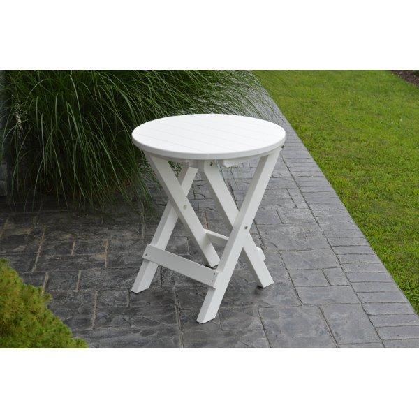 Portable Folding Bistro Table - Compact Outdoor Patio Dining Set for Small Spaces, Balcony, Garden & Picnic Use