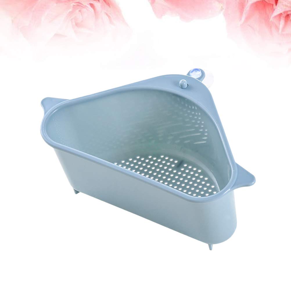 Stainless Steel Sink Storage Basket with Suction Cups - Organize Kitchen Utensils, Sponges & Cleaning Supplies - Perfect for Under Sink, Bathroom, and Cabinet Organization