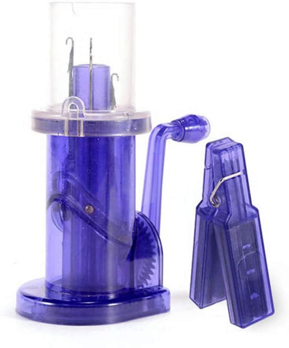 Qiuqiu Hand Knitting Machine - Plastic Spool Knitter & Wool Winder for DIY Bracelet Weaving | Craft Knitting Mill Tool for Beginners & Professionals | Perfect for Home Crafts, Gift Making & Relaxation