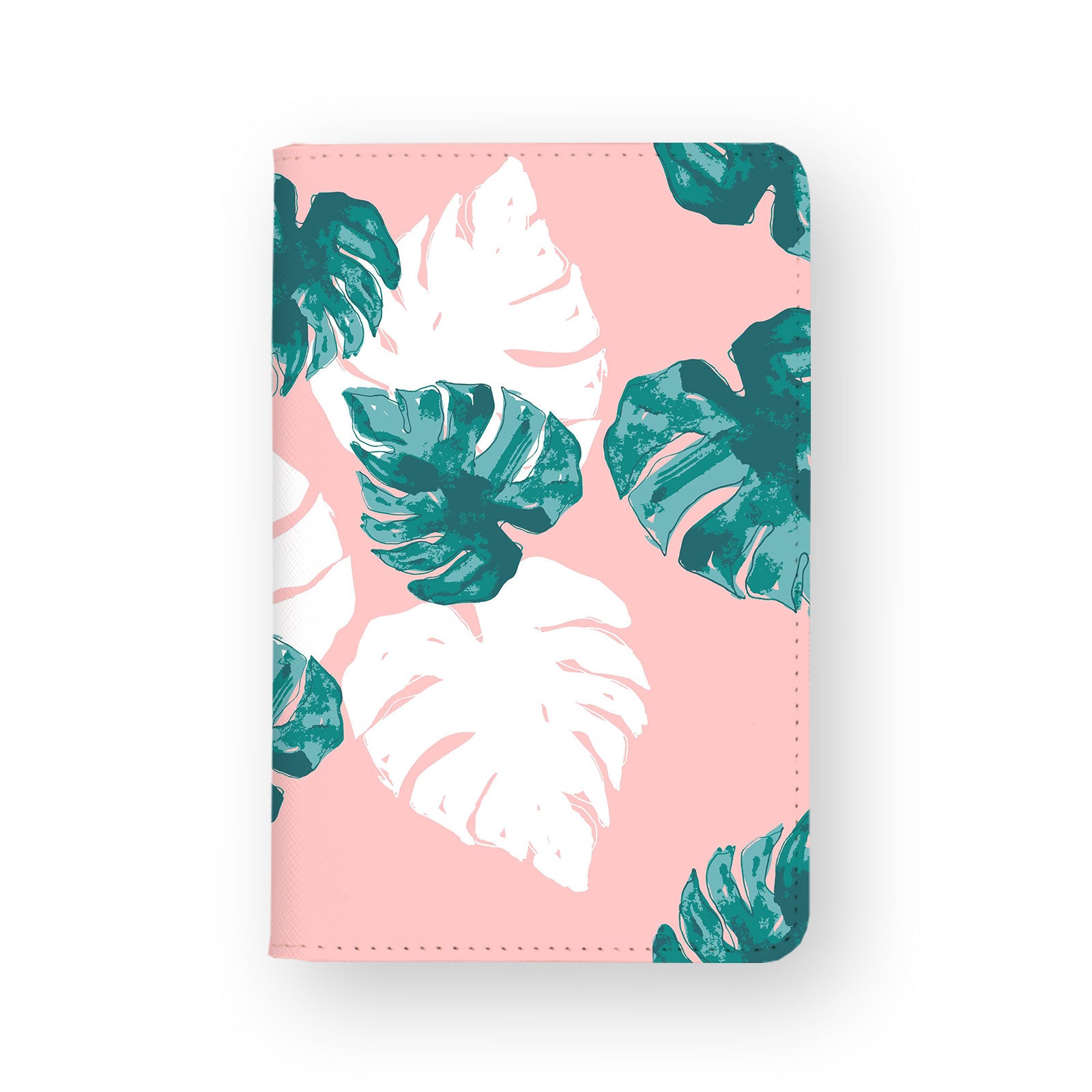 Pink Floral Travel Wallet for Women - RFID Blocking Passport Holder with Zipper Pocket | Perfect for Airplane, Vacation & Business Trips