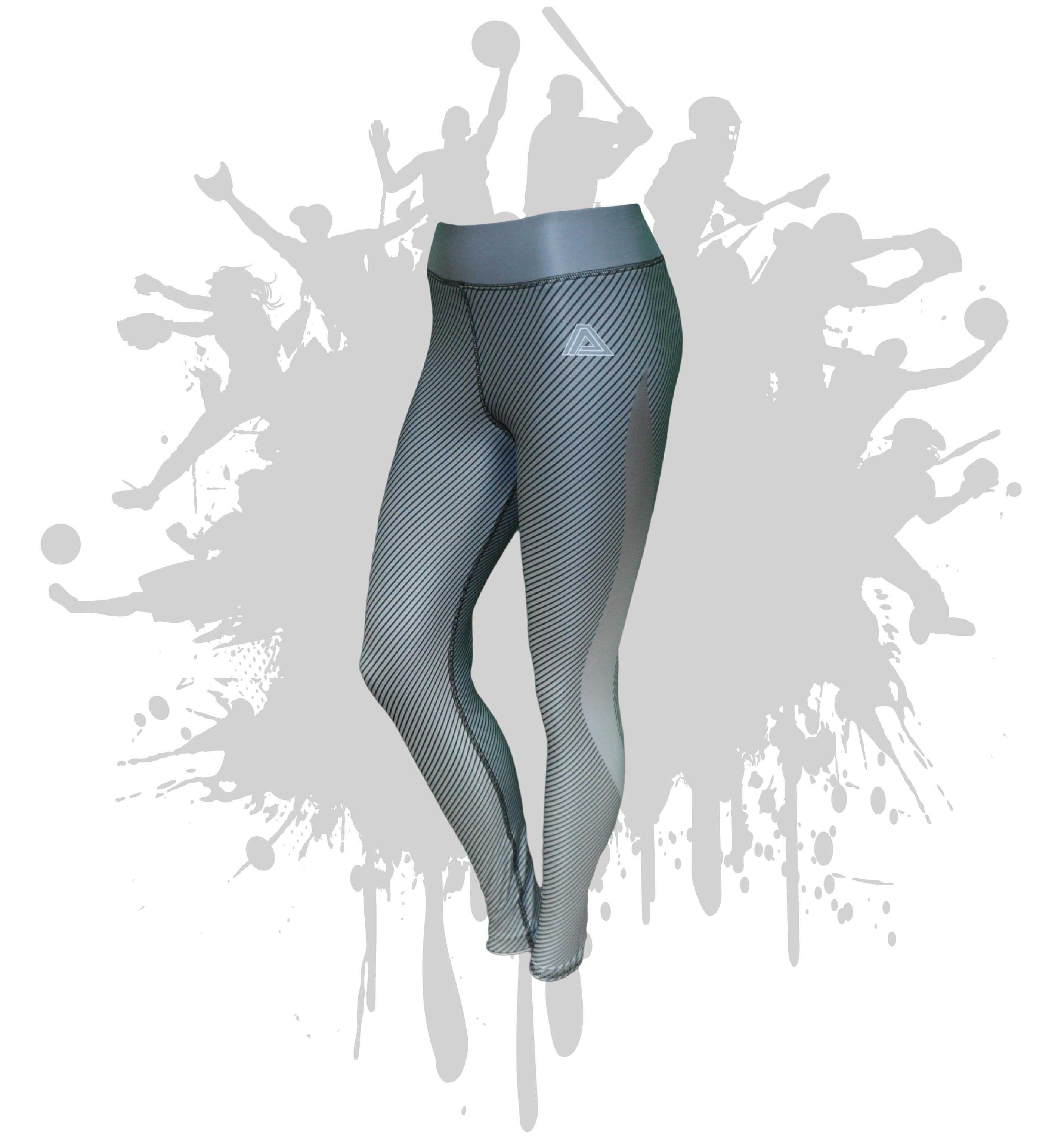 Women's High Waist Yoga Pants - Linear Full Length & Capri Leggings (9 Colors) - Perfect for Workout, Running, Lounge & Everyday Wear