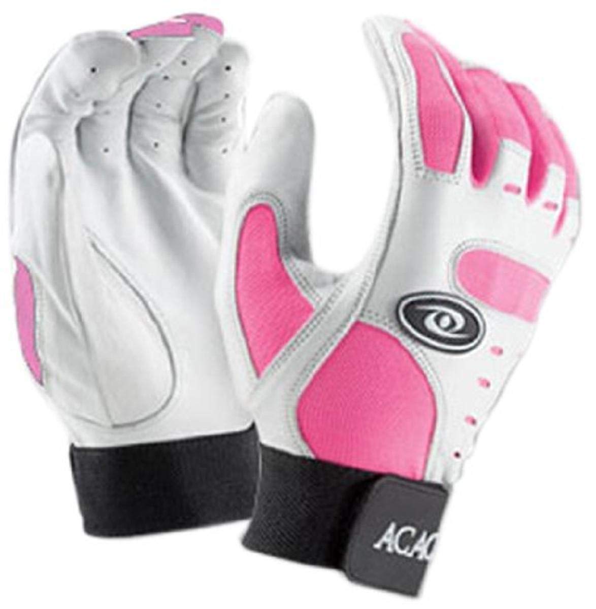 ACACIA Home Run Baseball Batting Gloves for Men & Youth - Premium Leather Batting Gloves with Grip & Wrist Support - Perfect for Baseball, Softball, Training & Games