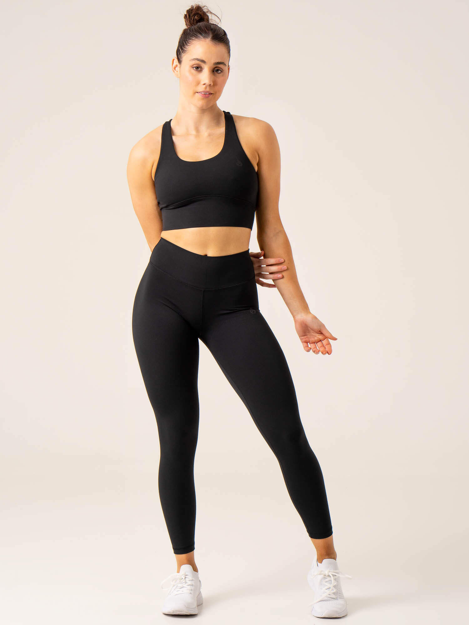 NKD Arch Leggings - High Waist Tummy Control Yoga Pants for Women, Black | Perfect for Workout, Running, Gym & Everyday Comfort