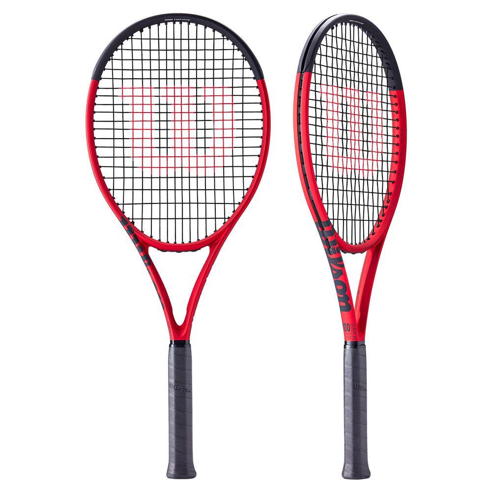 Wilson Clash v2.0 Tennis Racket - 100 sq in Head Size, Carbon Fiber Frame for Power & Control - Perfect for Recreational & Competitive Players (Indoor/Outdoor Courts)