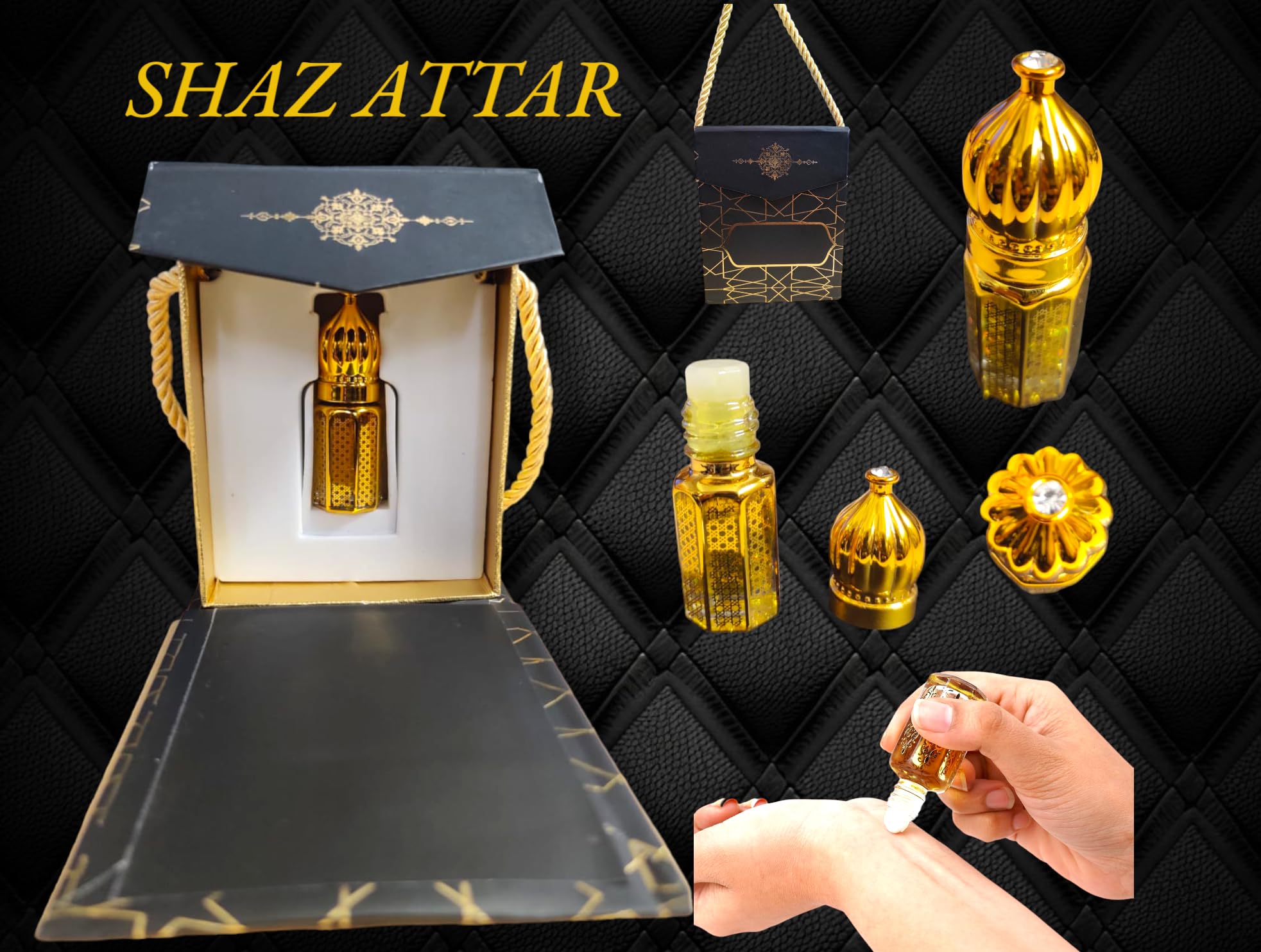 Shaz Perfumers 121 VIP For Men Attar - 3ml Premium Perfume Oil for Men | Long-Lasting Fragrance | Perfect for Daily Wear, Office & Special Occasions