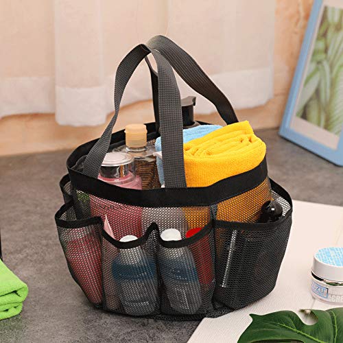 Women's Beach Bag with Multiple Pockets - Hanging Mesh Makeup Travel Organizer - Portable Multifunctional Swimming Tote for Pool, Vacation & Gym