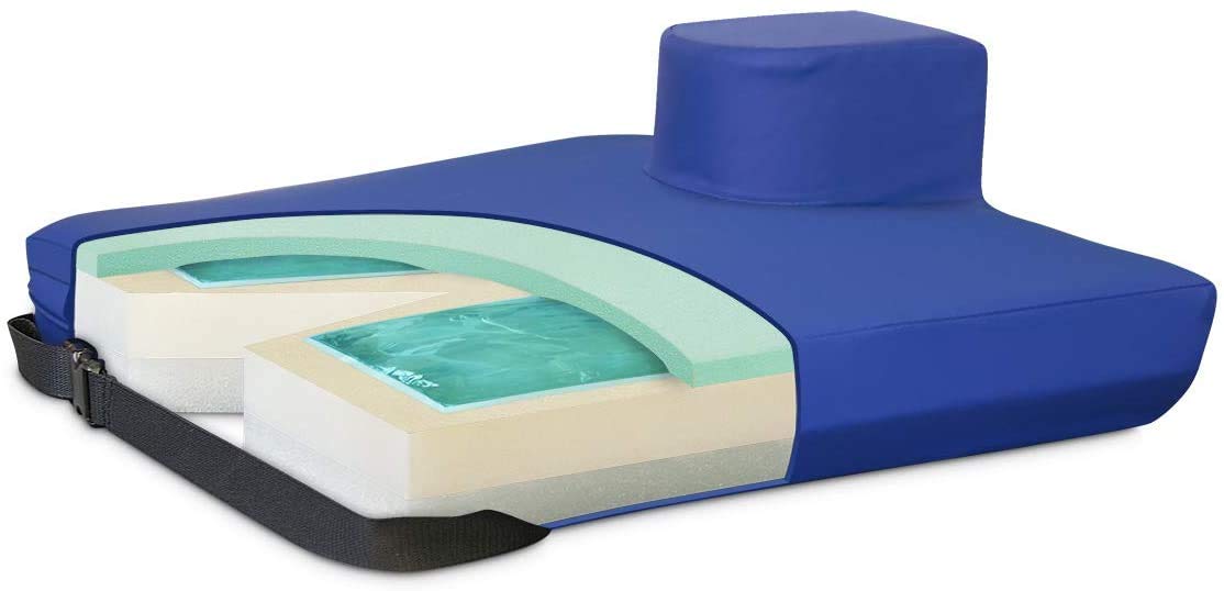 Apex Core Coccyx Gel-Foam Seat Cushion for Office Chair & Car - Royal Blue (3
