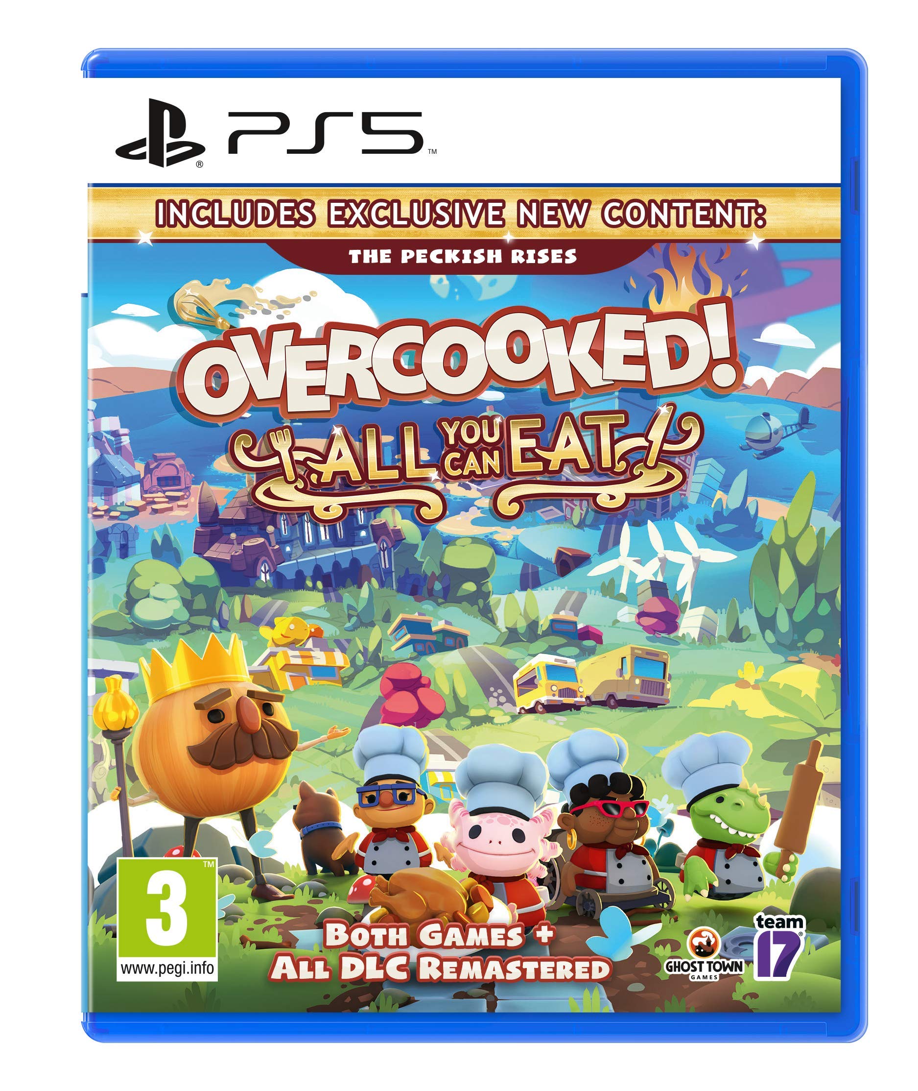 Overcooked! All You Can Eat - PS5 Game | Multiplayer Cooking Simulation | Perfect for Family Game Nights & Party Entertainment
