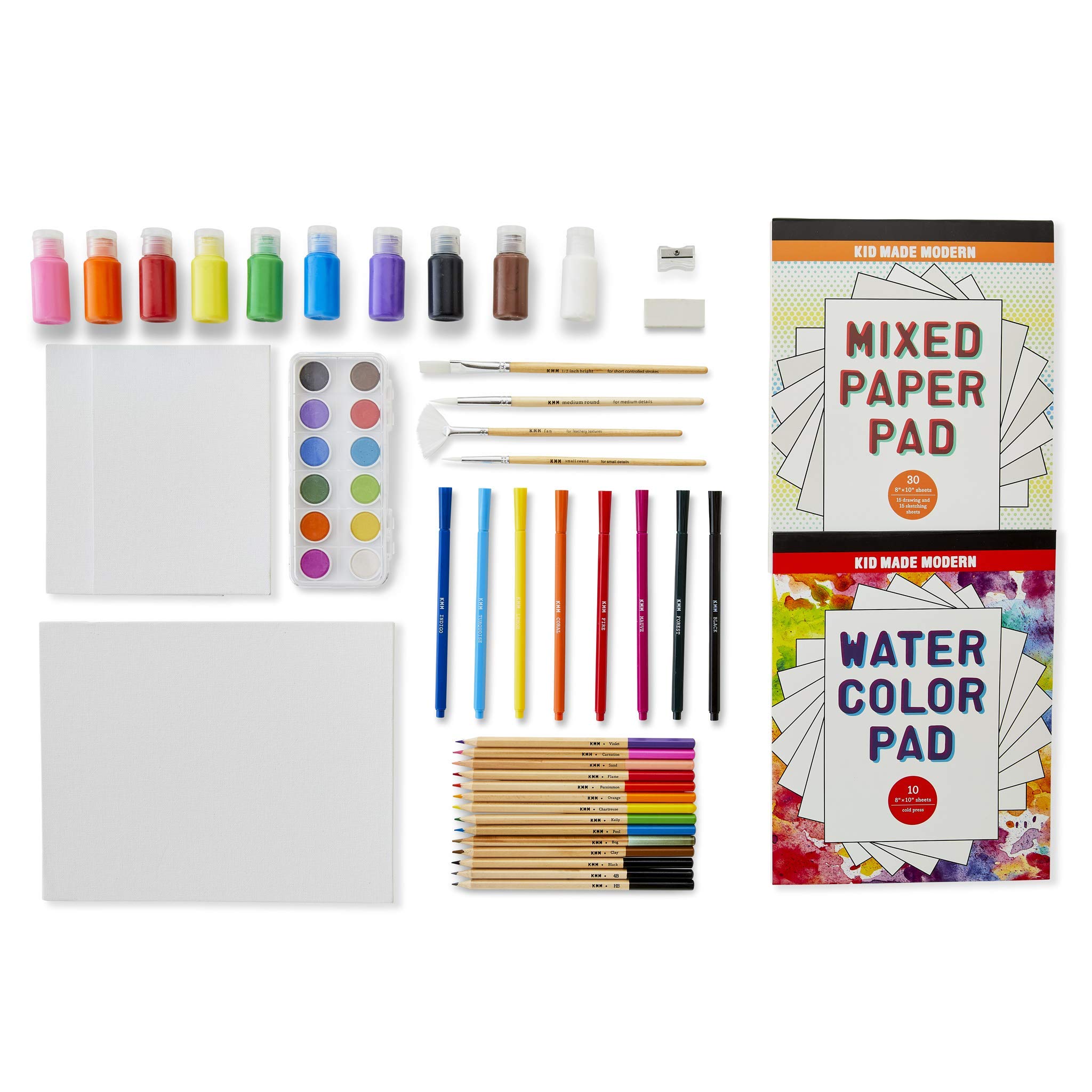 Kid Made Modern - Creative Art Studio in a Box for Kids | DIY Craft Kit with Art Supplies | Perfect for Home, Classroom & Birthday Party Activities