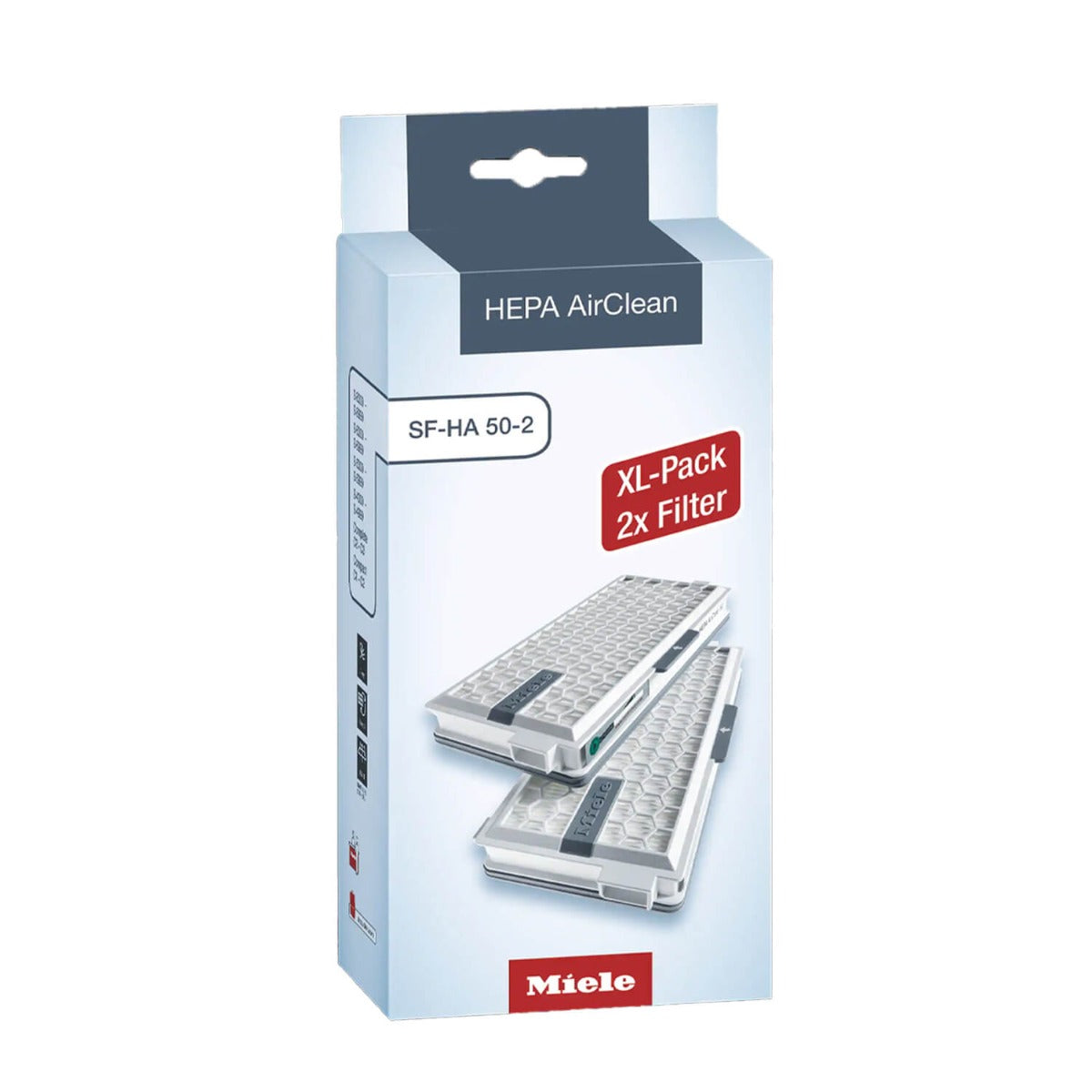 Miele SF HA 50 HEPA Air Filters – 2 Pack Replacement for Vacuum Cleaners | Improves Air Quality for Allergy & Asthma Relief | Perfect for Home & Office Use