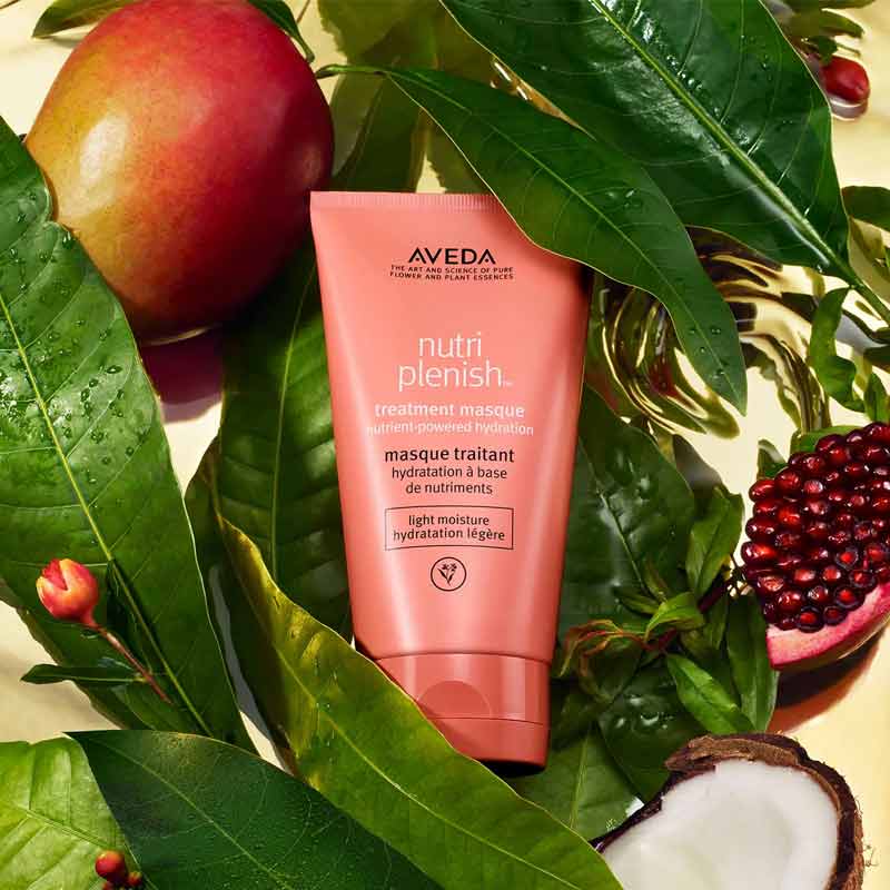 Aveda Nutriplenish Light Moisture Hair Masque - Deep Conditioning Treatment for Dry, Damaged Hair - Perfect for Hydration & Repair at Home