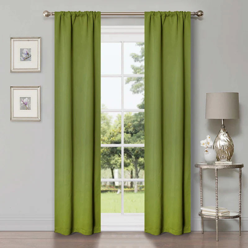 Blackout Curtains for Bedroom - Set of 2 Panels, Grommet Top Room Darkening Thermal Insulated Drapes for Better Sleep & Energy Efficiency | Perfect for Home Theater, Nursery & Shift Workers