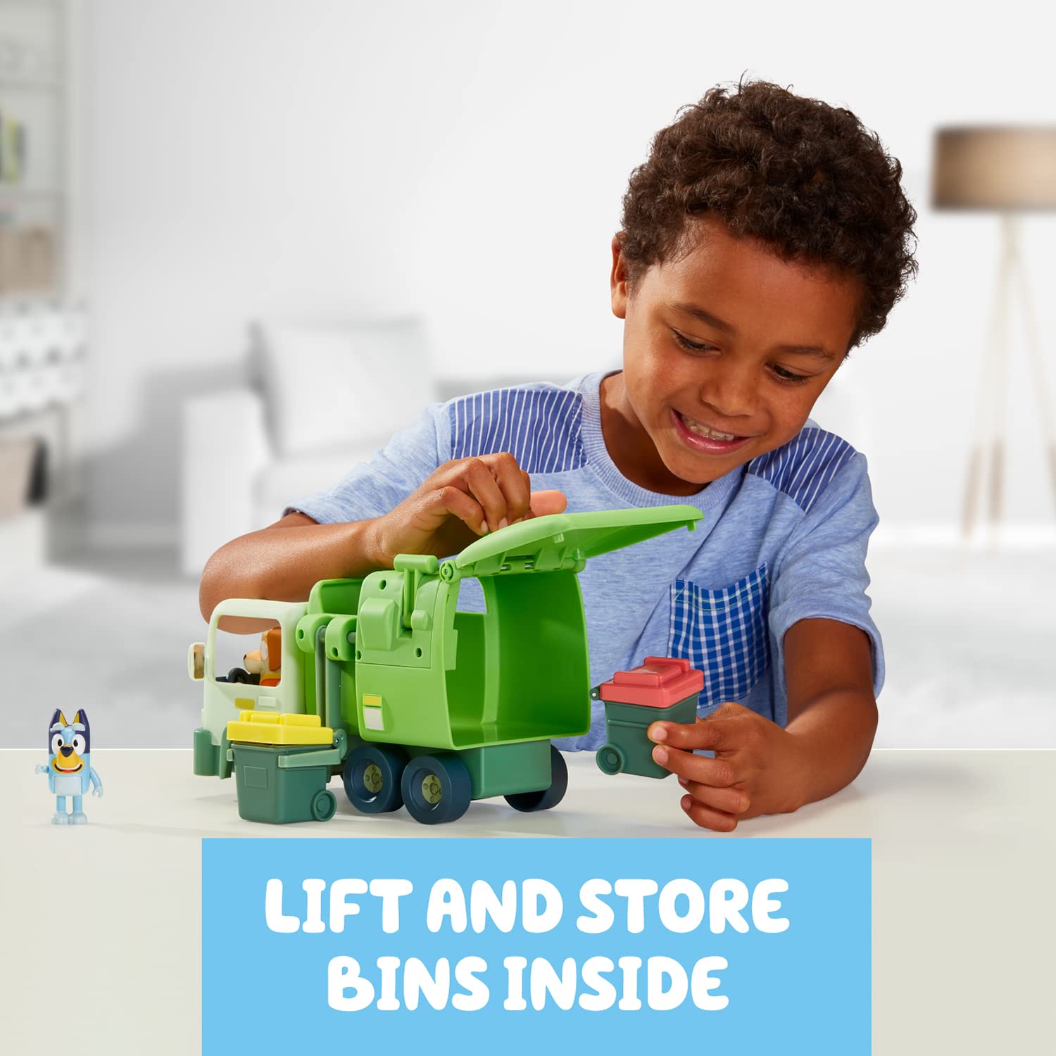 Bluey Garbage Truck Playset with 2.5