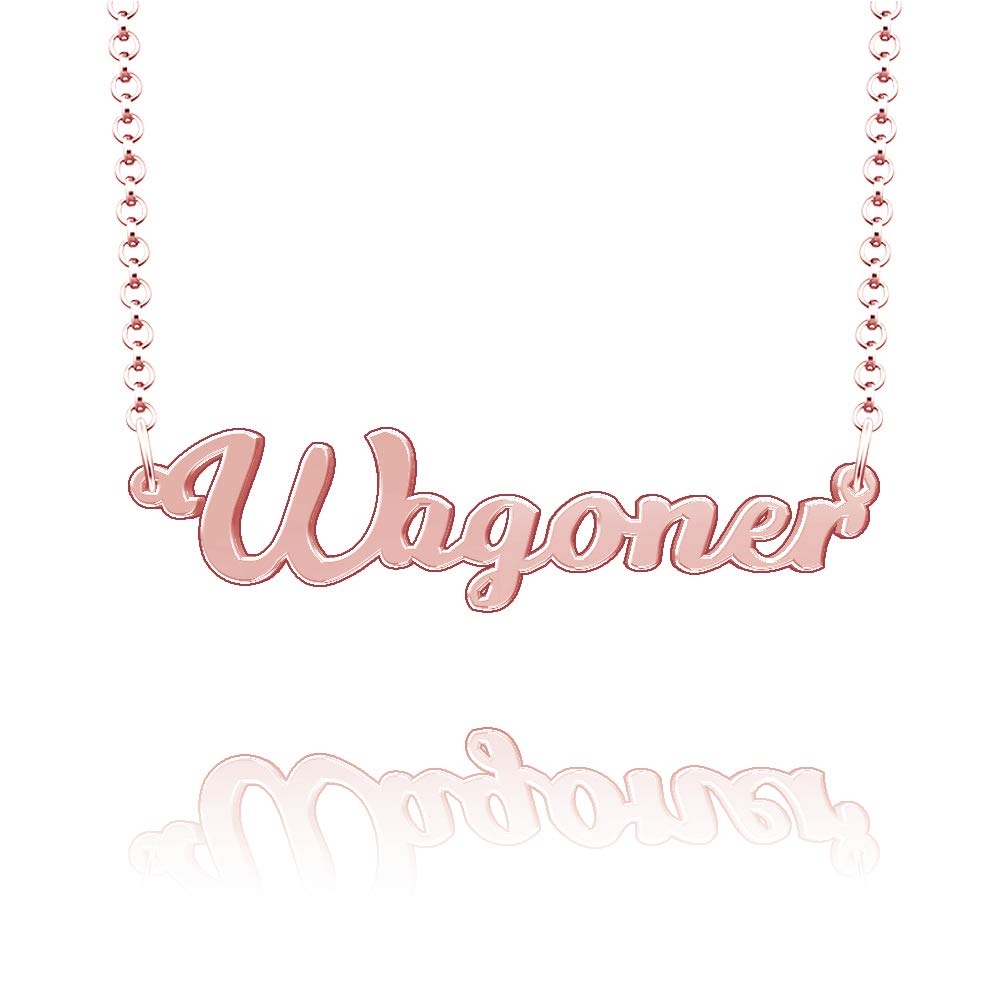 Personalized Name Necklace for Women - Custom Engraved Sterling Silver Chain Gift - Perfect for Birthdays, Anniversaries & Special Occasions