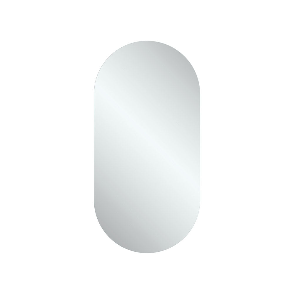 Fienza PEM600P Wall Mounted LED Bathroom Mirror with Anti-Fog, 600 x 1200mm - Perfect for Modern Vanity, Makeup, and Shaving in Home & Hotel Bathrooms