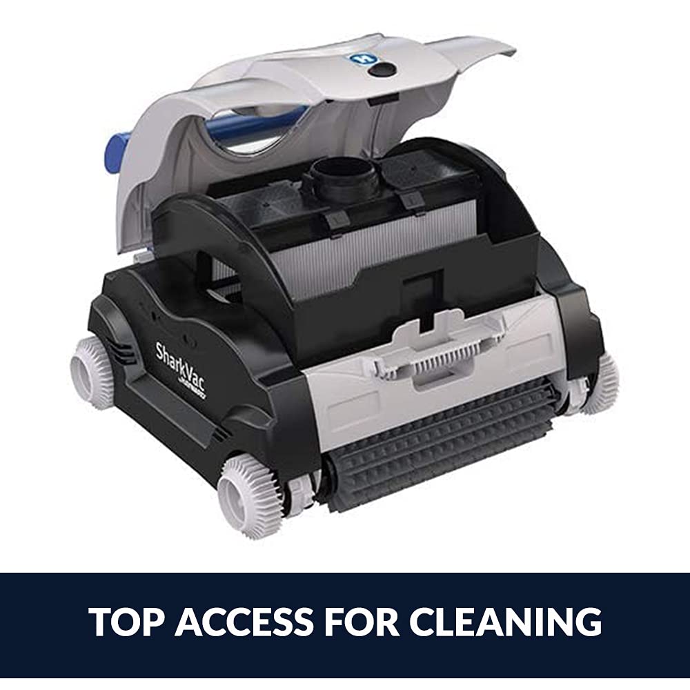 Hayward W3RC9740CUB SharkVac Automatic Robotic Pool Cleaner for In-Ground Pools - Self-Cleaning Pool Vacuum with Powerful Suction | Perfect for Concrete, Vinyl & Fiberglass Pools | Easy Setup & Energy Efficient Operation