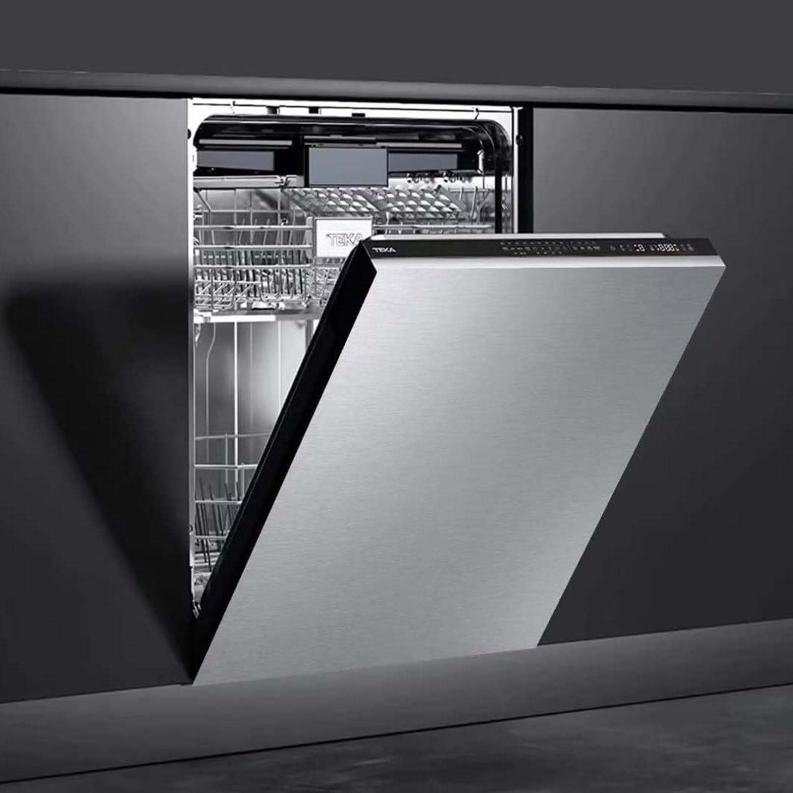 Stainless Steel Dishwasher Magnet Cover 23.5
