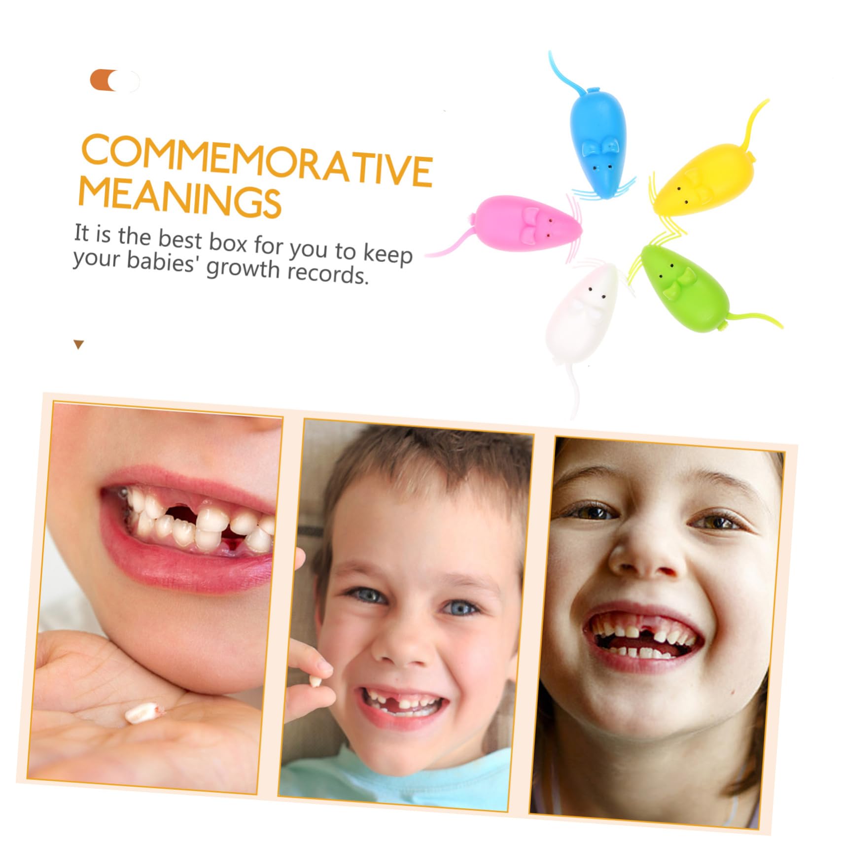 100pcs Baby Teeth Keepsake Box - ULDIGI Compact & Sturdy Baby Tooth Storage Case for Boys & Girls - Perfect for First Tooth Collection, Milestone Preservation & Childhood Memories