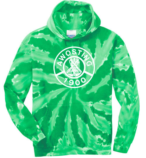 Awosting Tie Dye Hooded Sweatshirt for Men & Women | Soft Cotton Pullover with Kangaroo Pocket | Perfect for Casual Wear, Street Fashion & Outdoor Activities