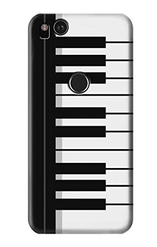 Black & White Piano Keyboard Case Cover for Google Pixel 2 XL - Stylish Protective Phone Cover for Music Lovers & Piano Enthusiasts - Perfect for Daily Use, Concerts & Music Classes