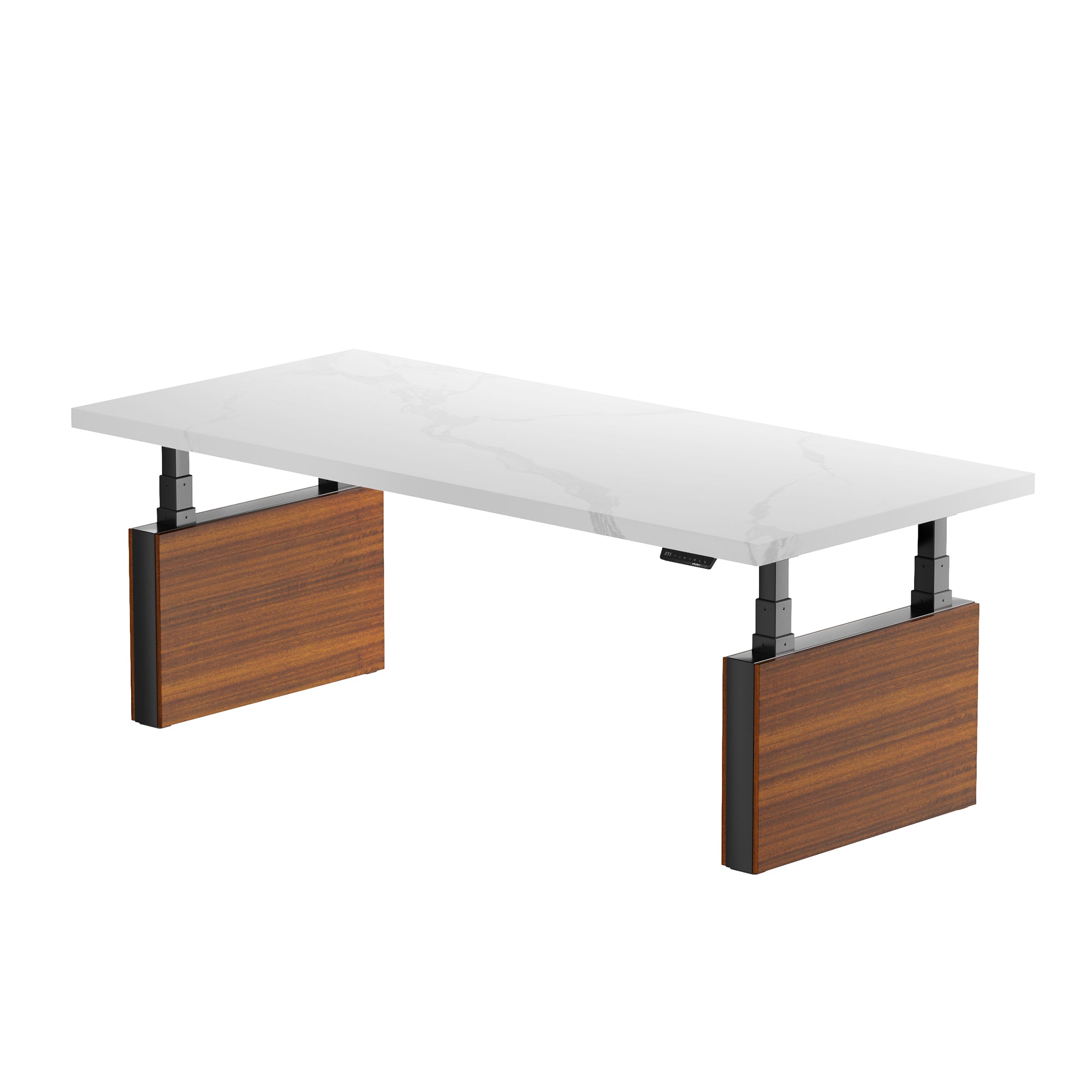 Zen Pro Executive Standing Desk - Adjustable Height Electric Standing Desk for Home & Office - Ergonomic Workstation for Productivity & Comfort