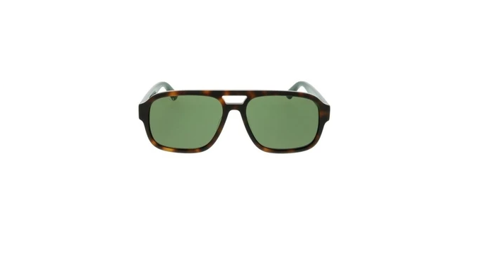 Gucci GG 0925S 002 Havana Green/Green Aviator Sunglasses for Men - UV Protection, Polarized Lenses - Perfect for Driving, Beach & Outdoor Activities