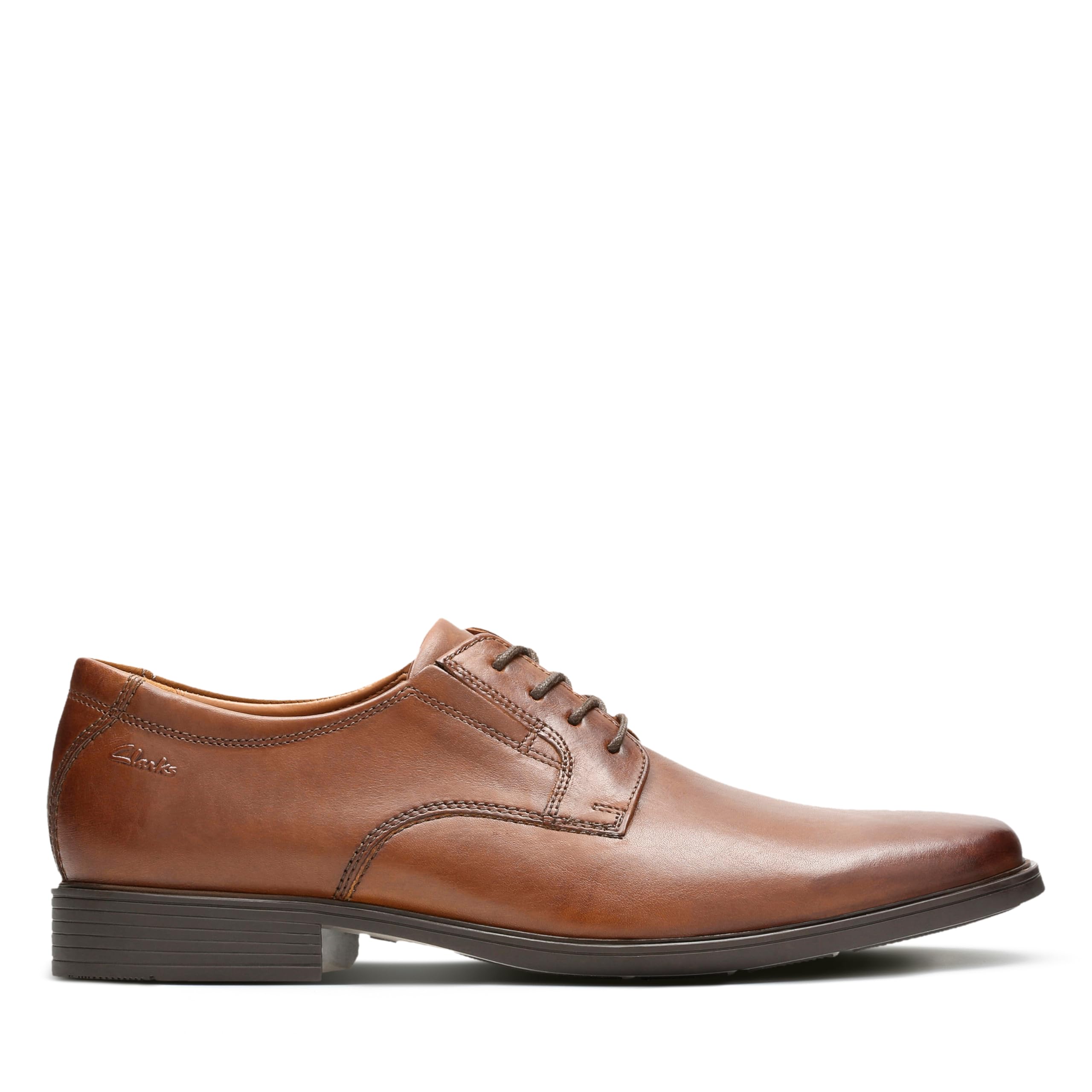 Clarks Men's Tilden Plain Oxford Shoes - Classic Comfortable Casual Dress Shoes for Work, Office & Formal Occasions