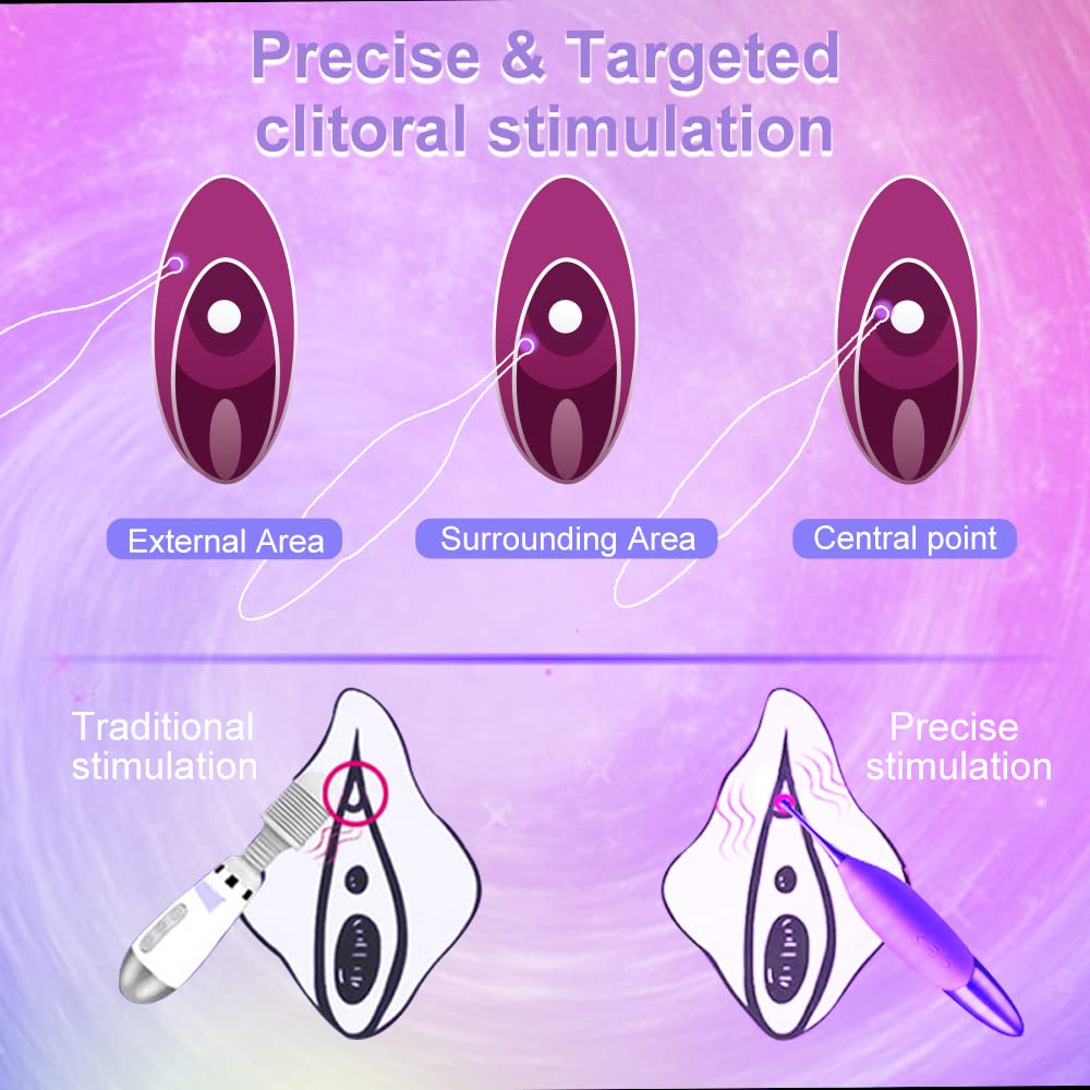 Aumood High Frequency Powerful Clitoral & G-Spot Vibrator for Women - Rechargeable Adult Sex Toy with Whirling Motion for Couples & Solo Play - Enhance Intimacy & Pleasure in Bedroom