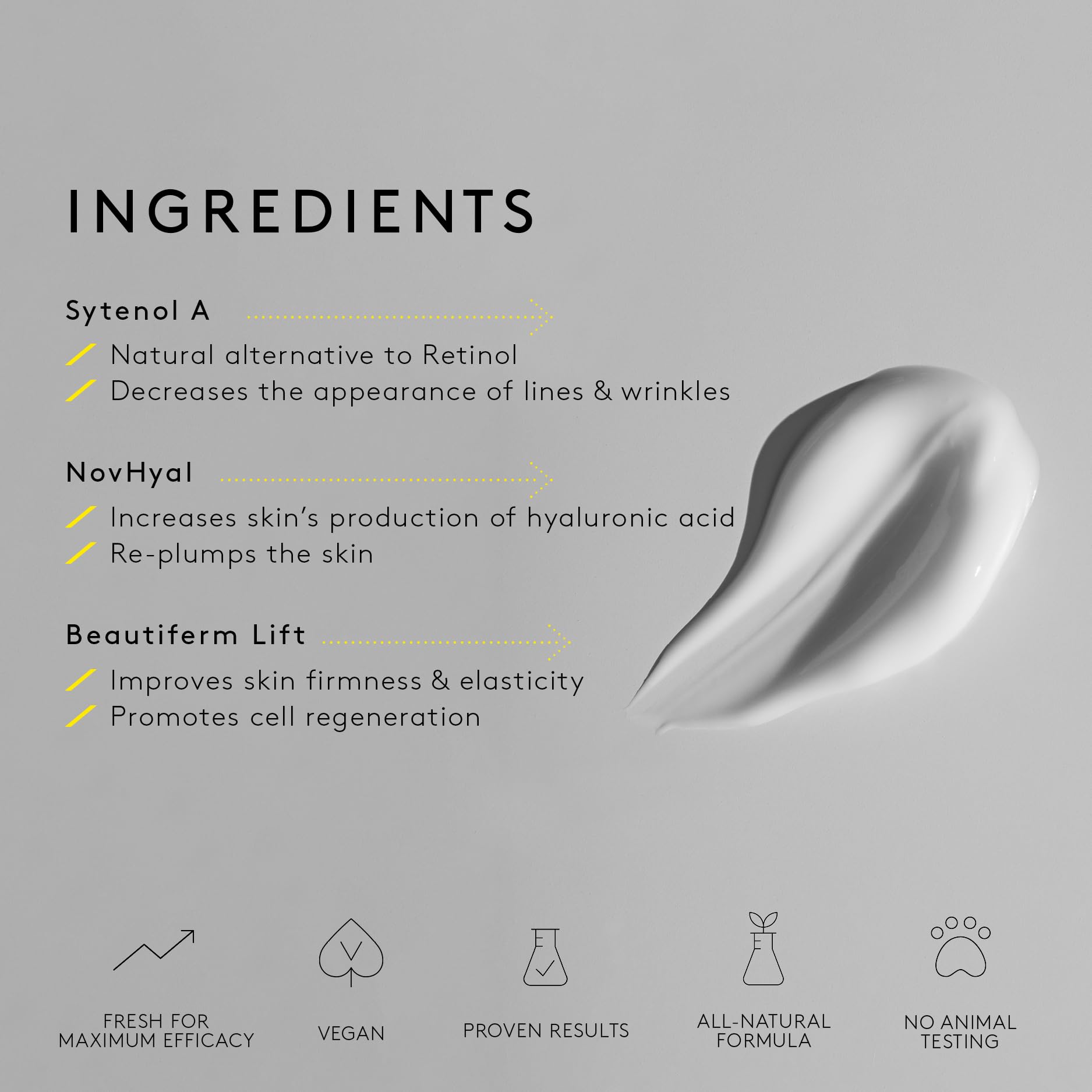 NUORI Infinity Bio-Fusion A+ Serum - Brightening & Firming Face Serum for All Skin Types, Anti-Aging Treatment with Hyaluronic Acid, 30ml | Perfect for Daily Skincare Routine & Nighttime Rejuvenation
